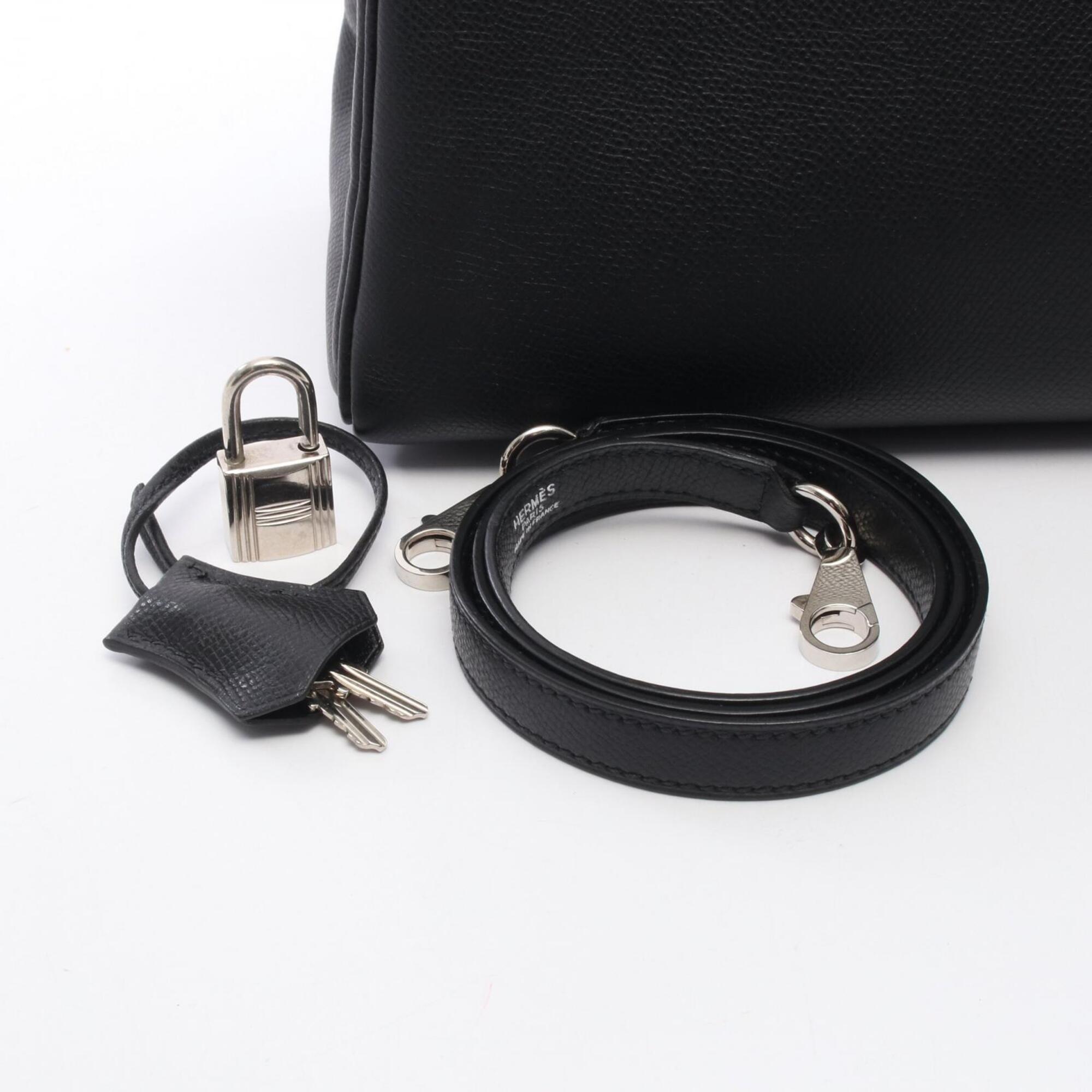 Hermes Black Epsom Leather Handbag (Pre-Owned)
