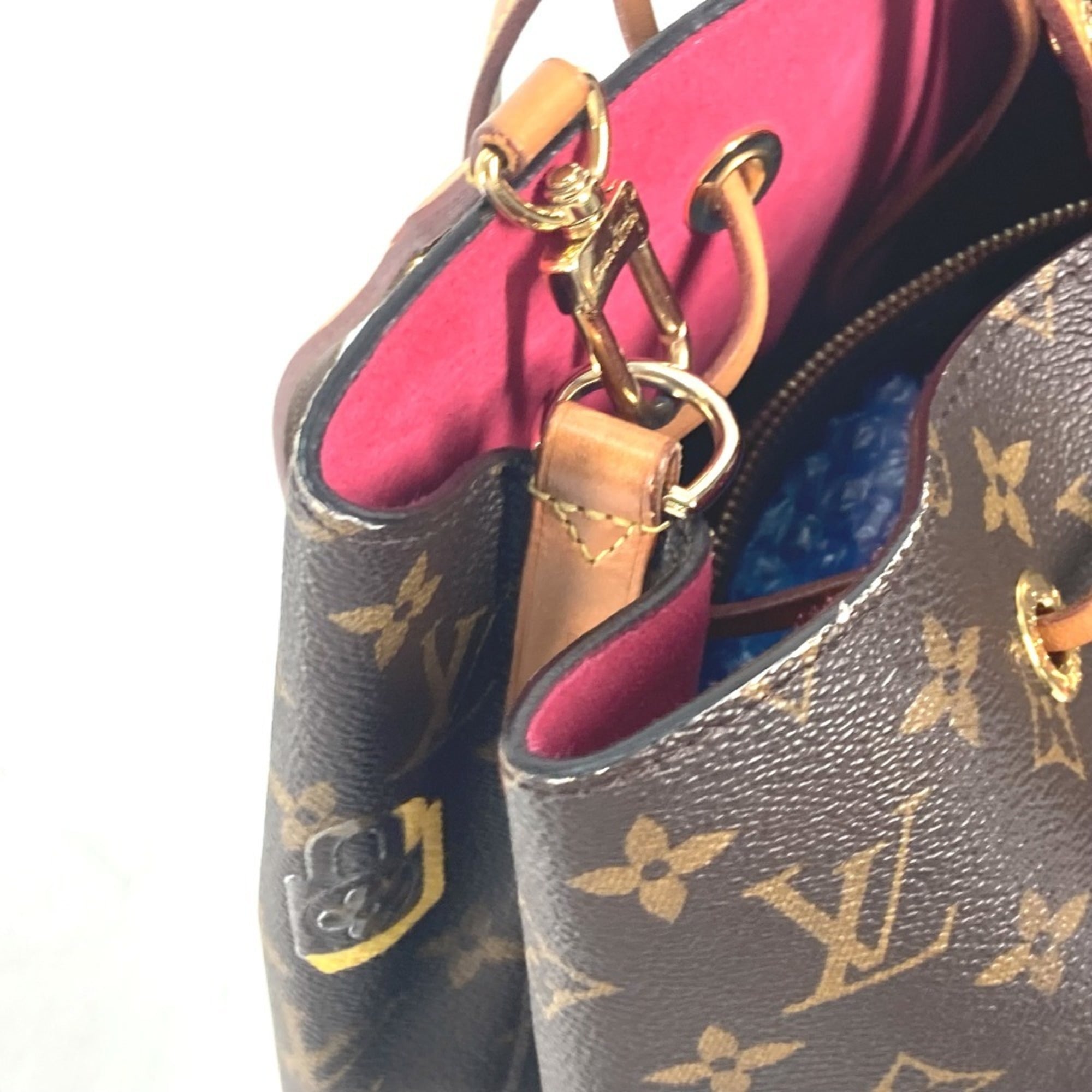 Louis Vuitton Brown Monogram Canvas Shoulder Bag (Pre-Owned)