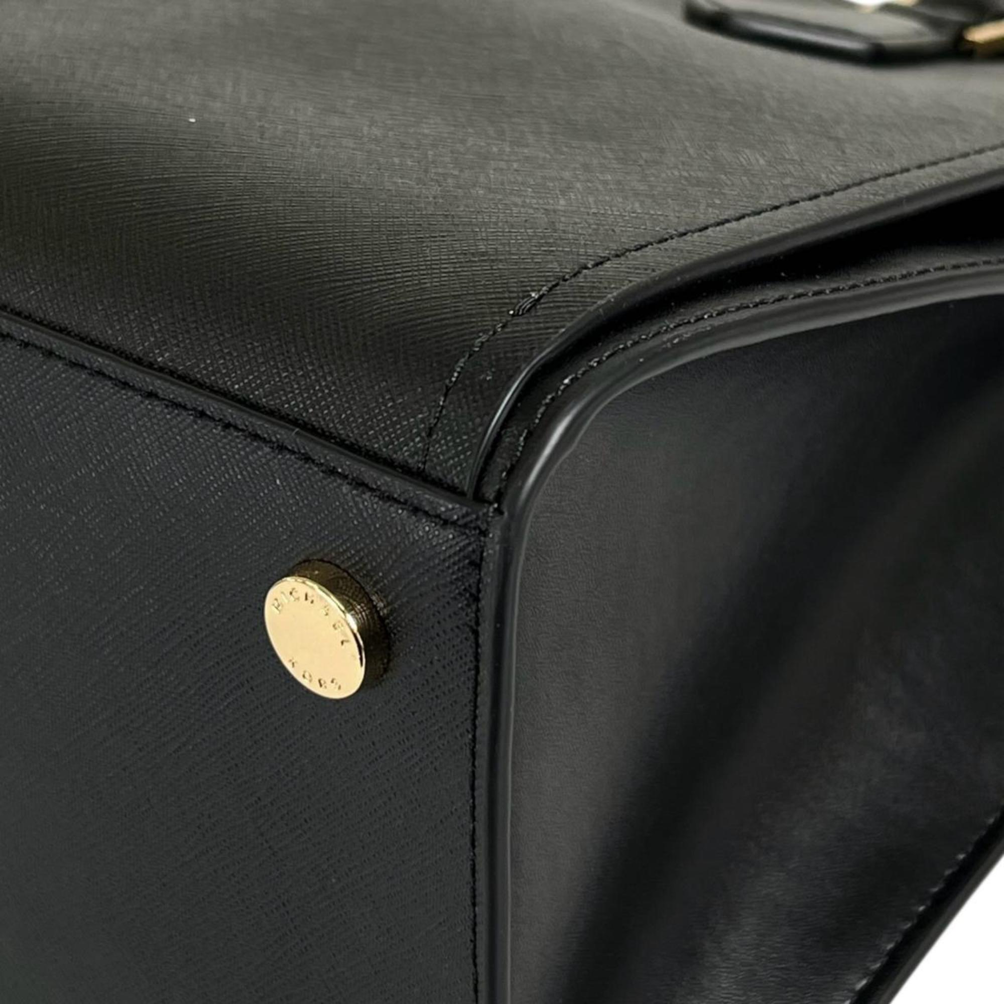 Michael Kors Black Leather Handbag Shoulder Bag (Pre-Owned)