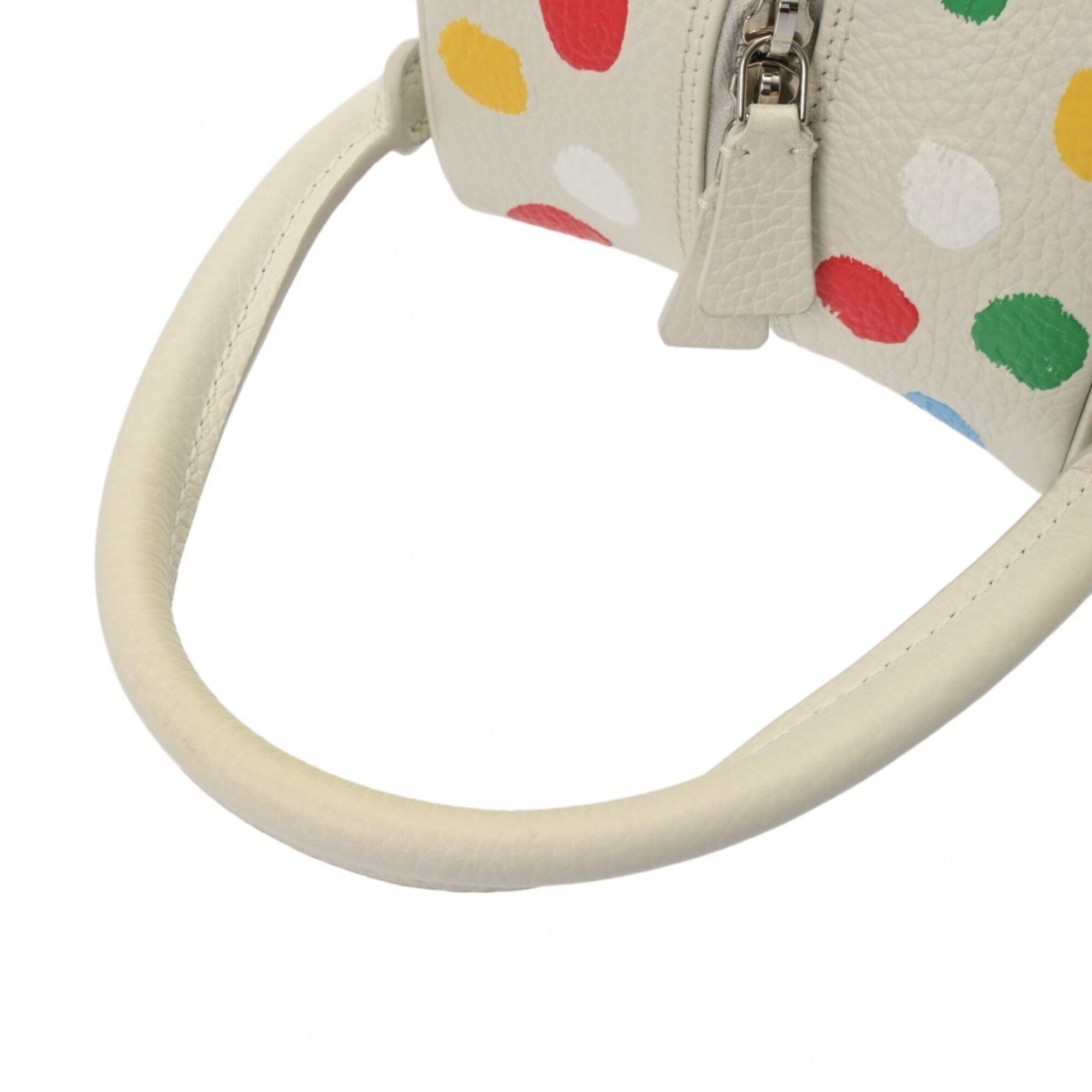 Louis Vuitton Monogram White Monogram Leather Handbag (Pre-Owned)