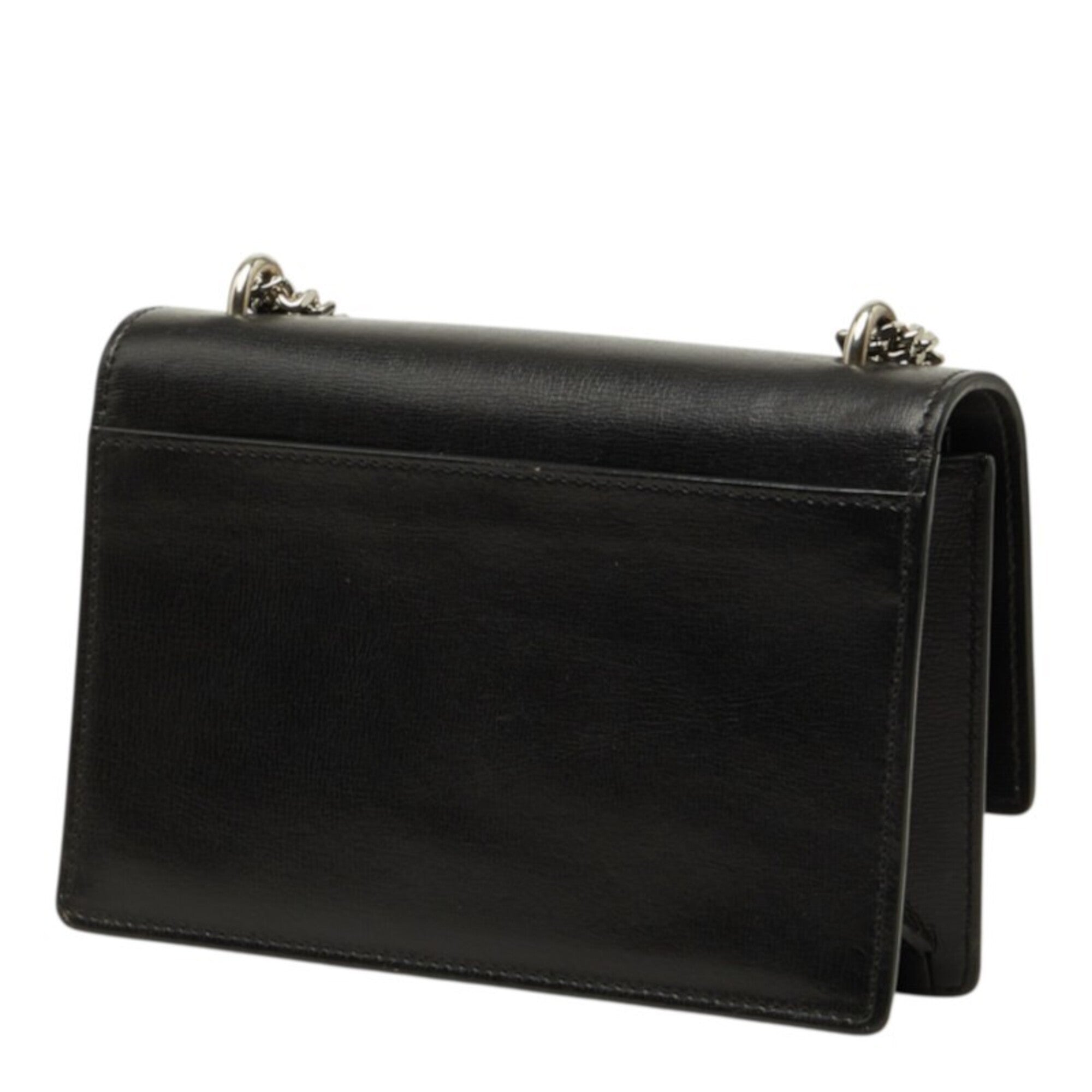 Saint Laurent Black Leather Shoulder Bag (Pre-Owned)