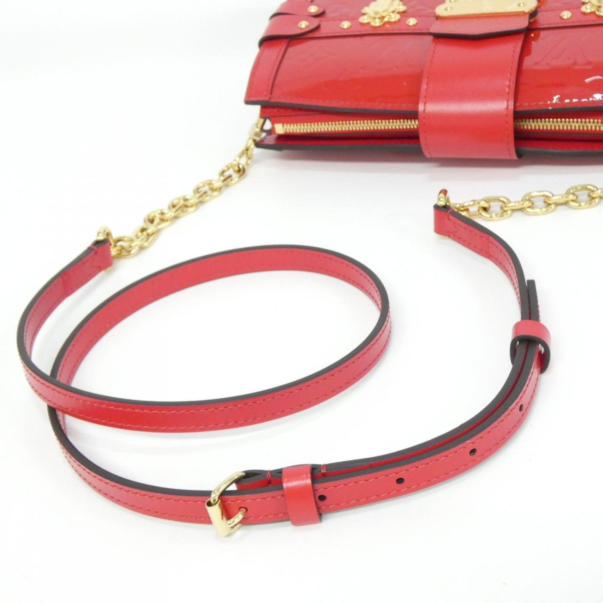 Louis Vuitton Vernis Cerise Leather Shoulder Bag (Pre-Owned)