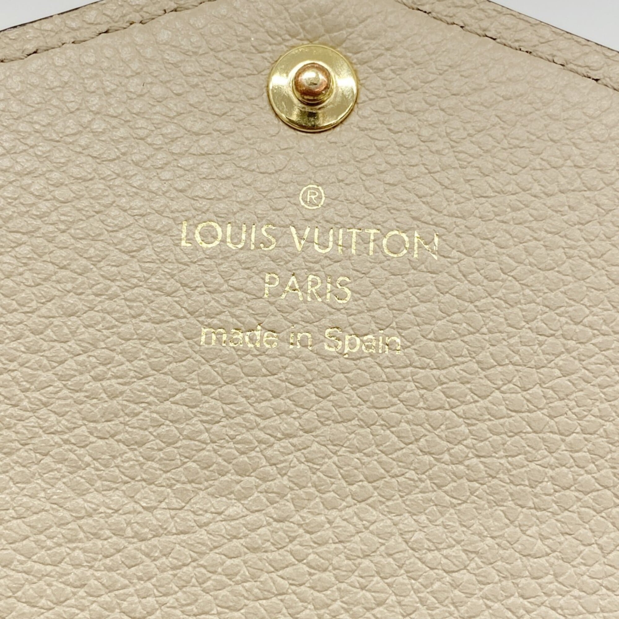 Louis Vuitton Cream Tourterelle Long Wallet (Bi-Fold) (Pre-Owned)