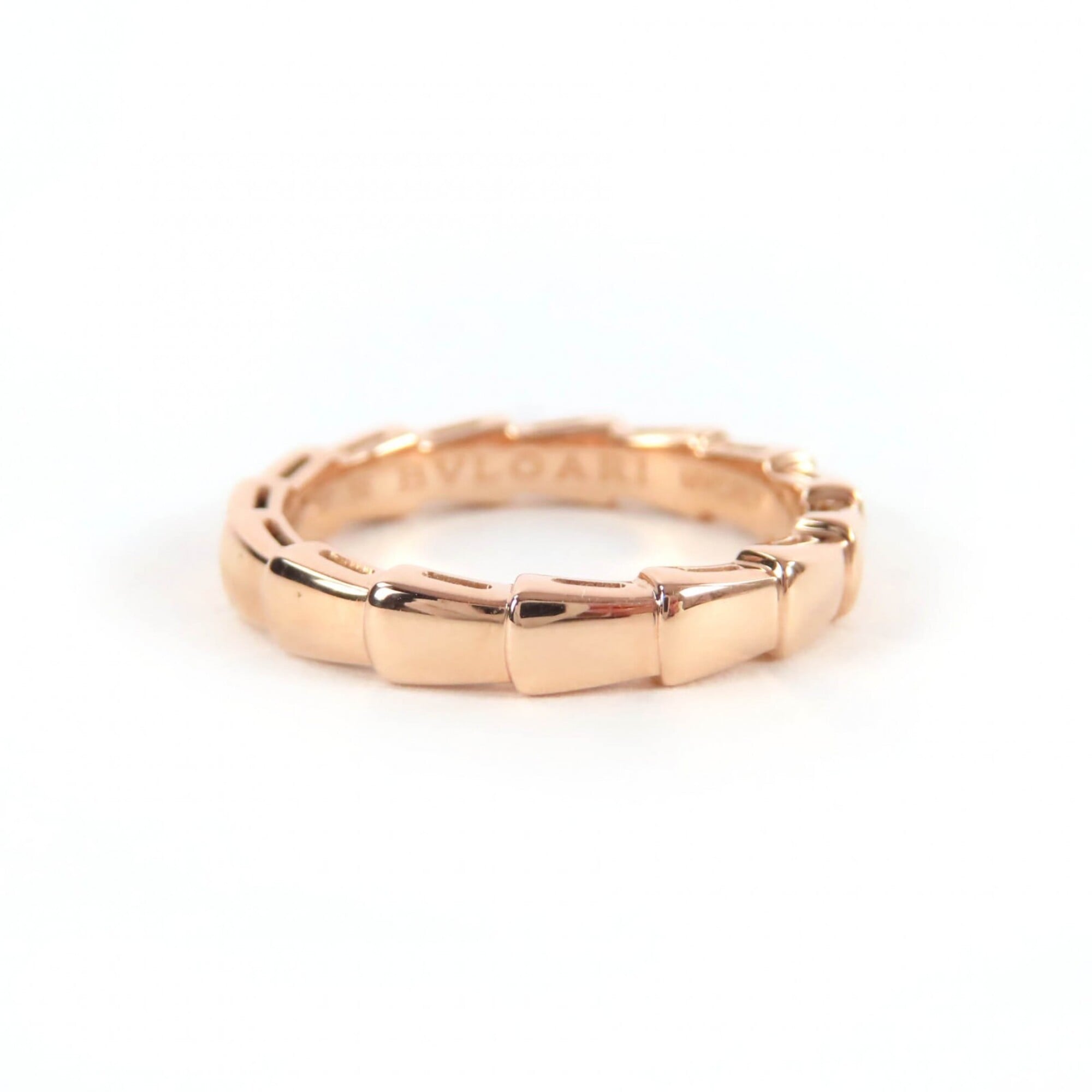 Bvlgari Serpenti Pink Gold Pink Gold (18K) Band Ring (Pre-Owned)