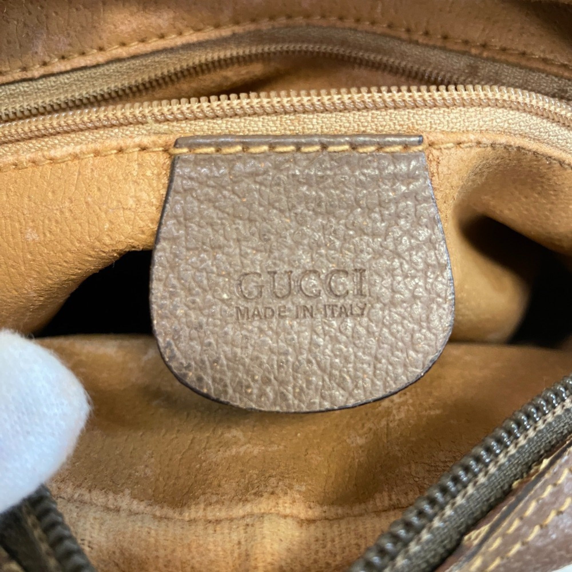Gucci Brown Pvc Pochette Shoulder Bag (Pre-Owned)