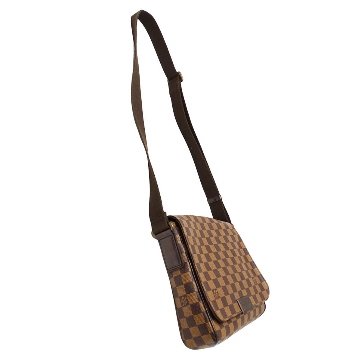 Louis Vuitton Damier Brown Damier Canvas Shoulder Bag (Pre-Owned)