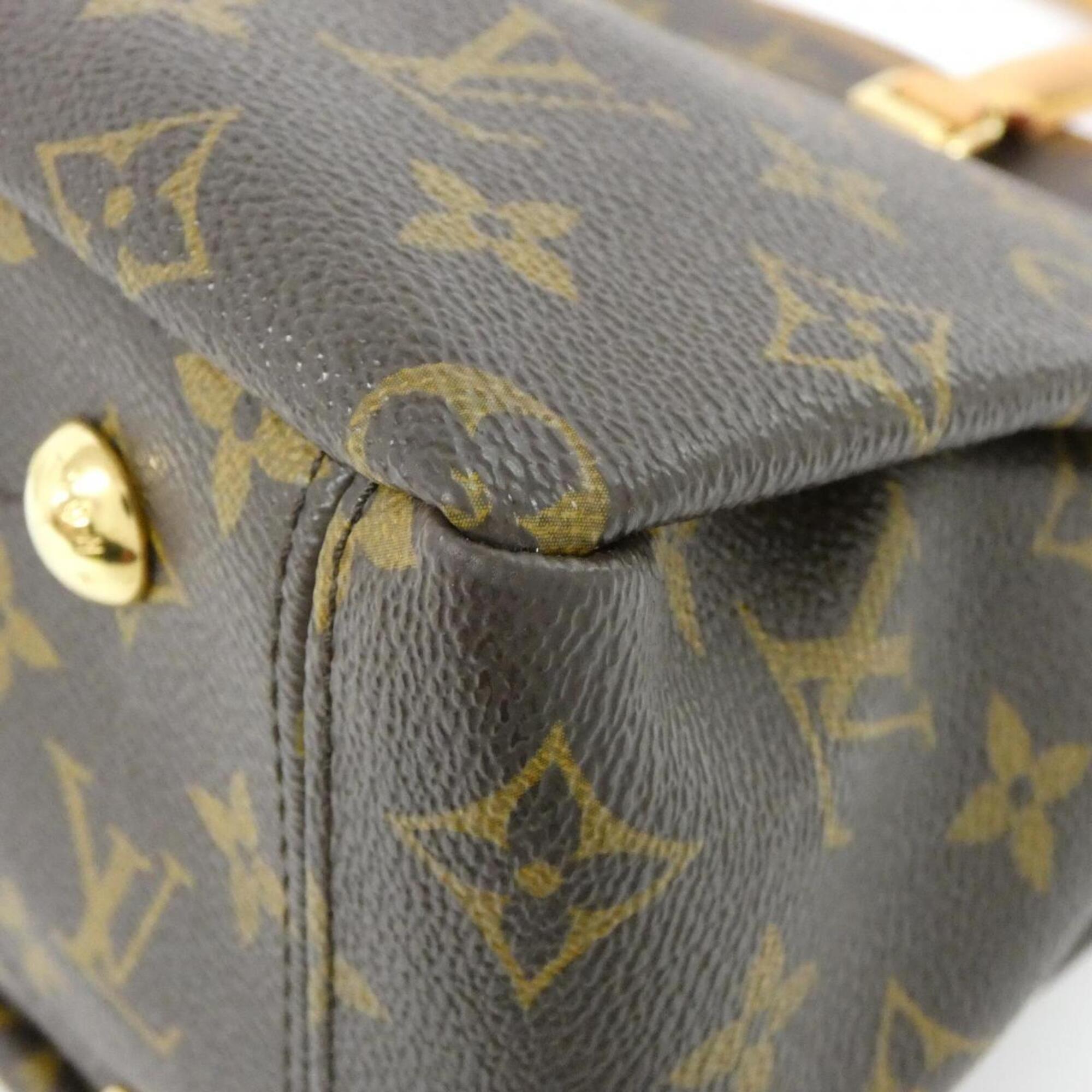 Louis Vuitton Marron Coated Canvas Handbag (Pre-Owned)