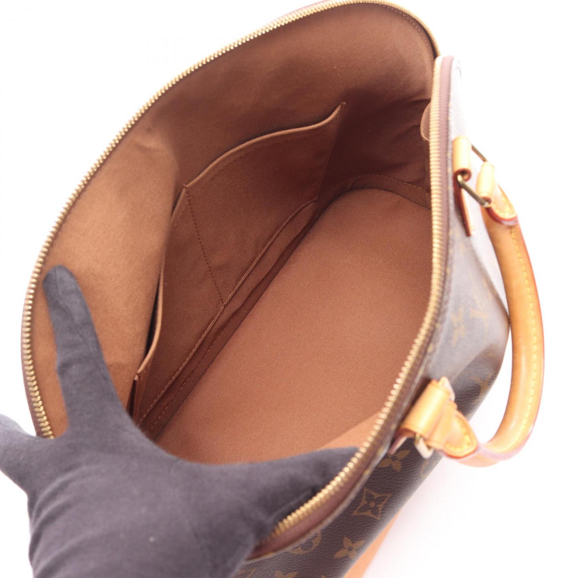 Louis Vuitton Brown Pvc Leather Handbag (Pre-Owned)