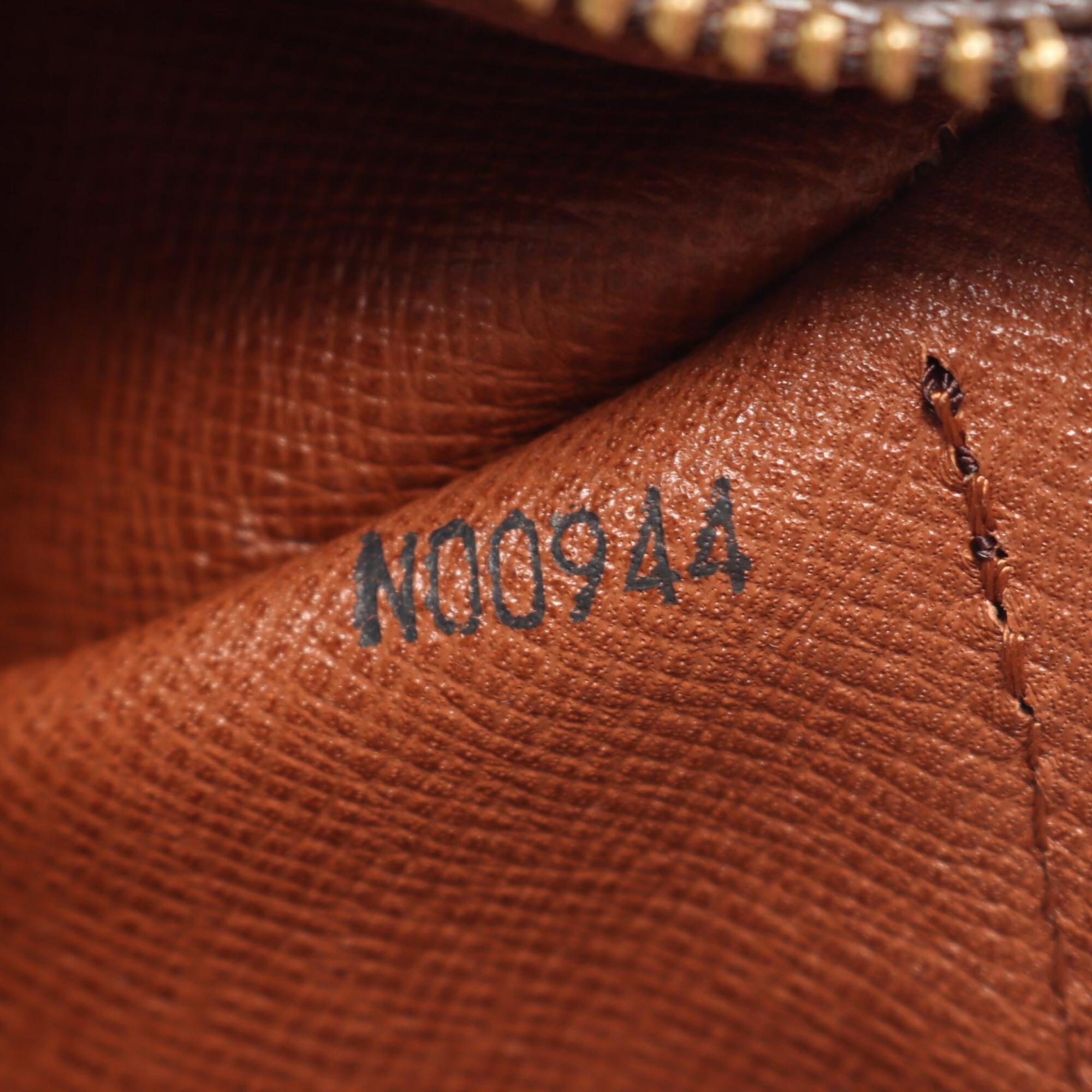 Louis Vuitton Brown Monogram Coated Canvas Leather Handbag (Pre-Owned)