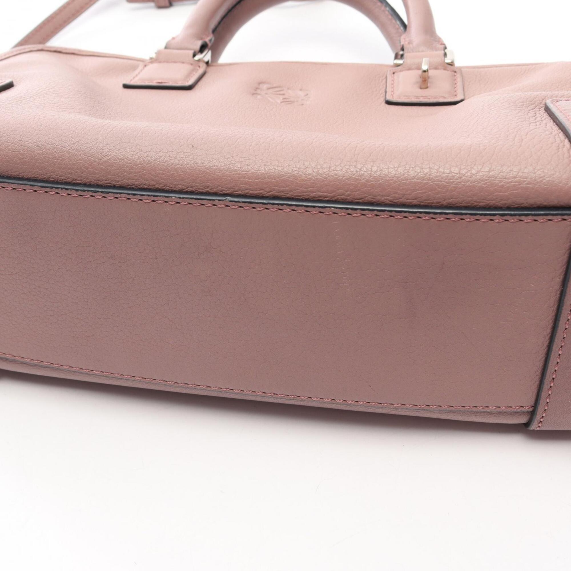 Loewe Pink Leather Handbag (Pre-Owned)