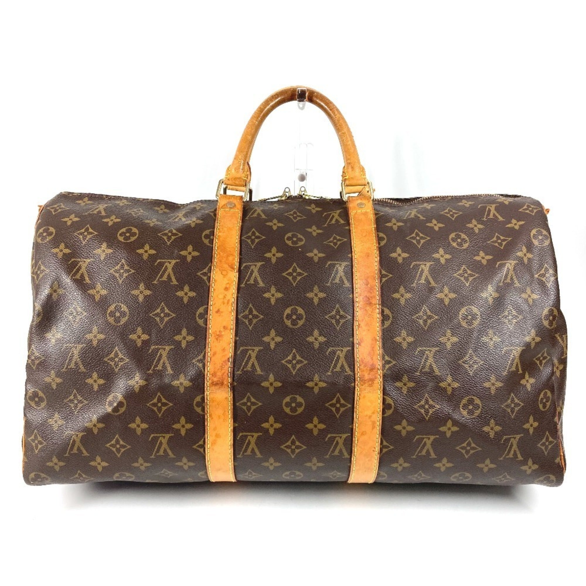 Louis Vuitton Brown Monogram Boston Bag Handbag (Pre-Owned)