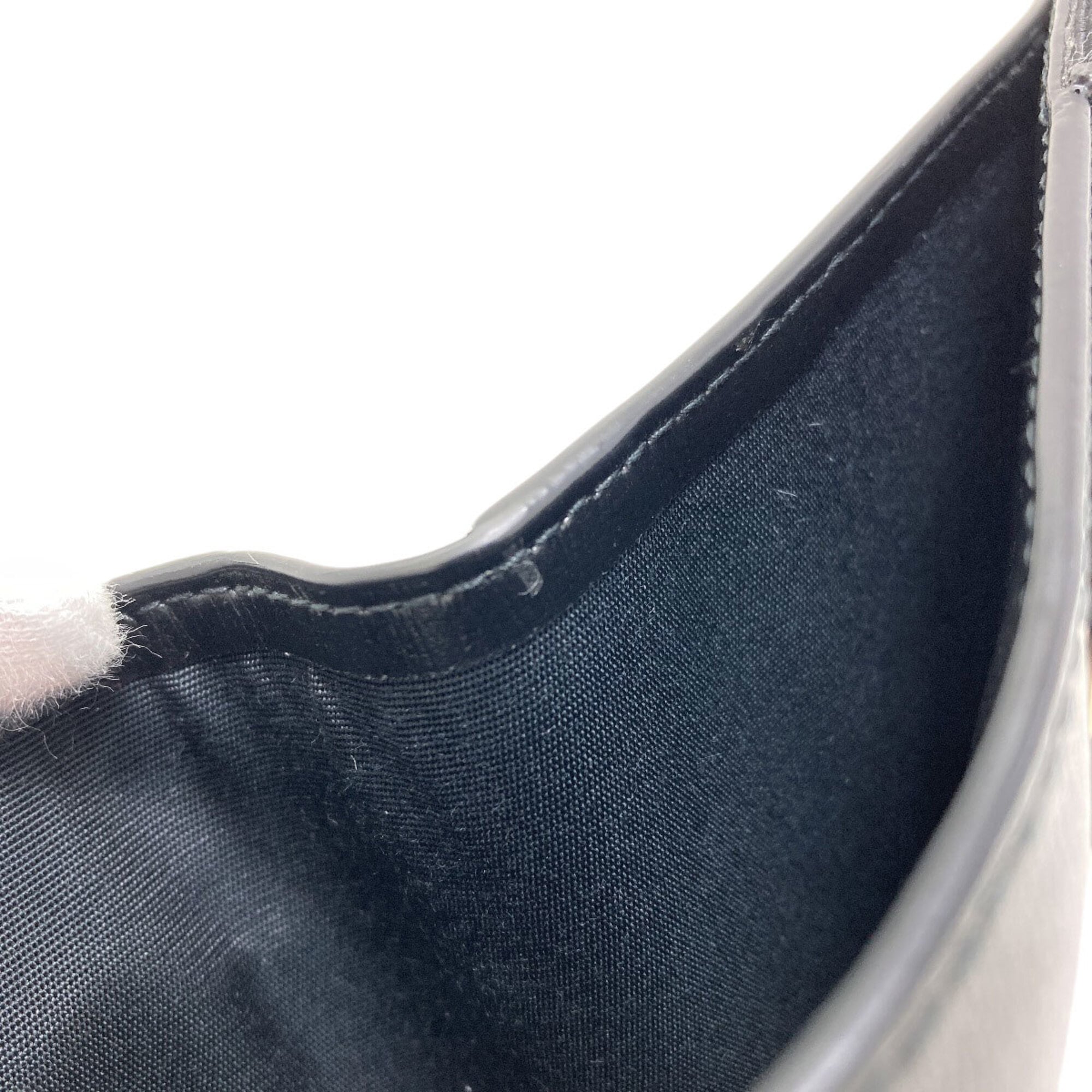 Salvatore Ferragamo Black Leather Wallet (Bi-Fold) (Pre-Owned)