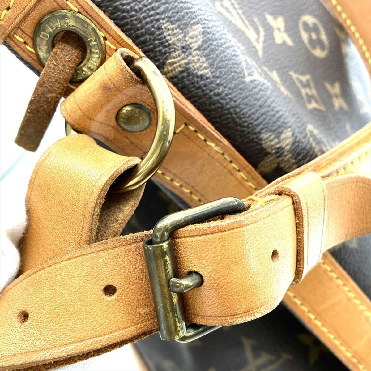 Louis Vuitton Brown Monogram Canvas Shoulder Bag (Pre-Owned)