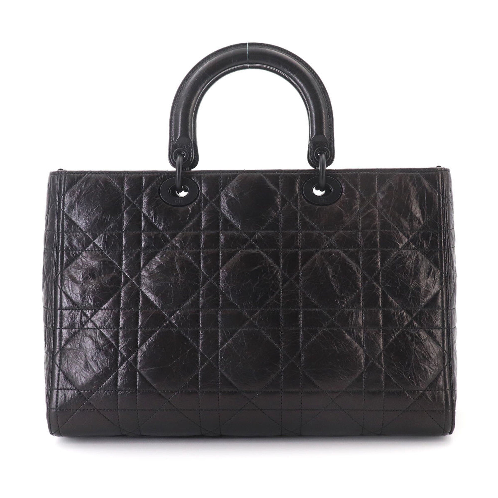 Christian Dior Black Leather Handbag (Pre-Owned)