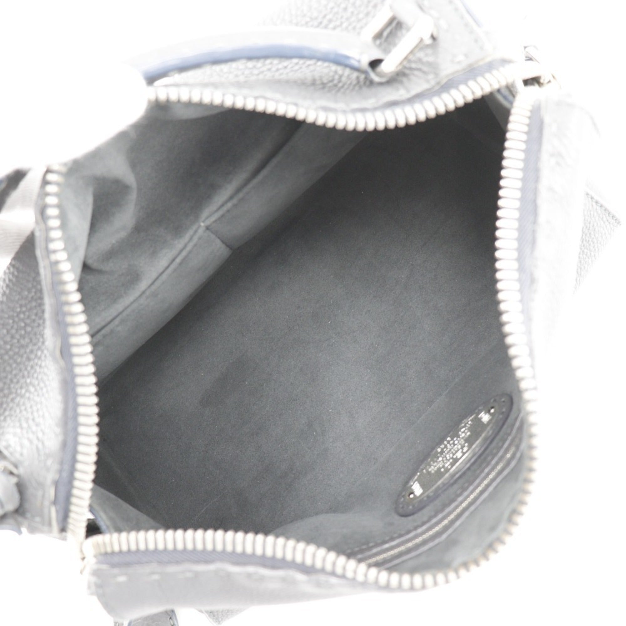 Fendi Gray Leather Handbag (Pre-Owned)