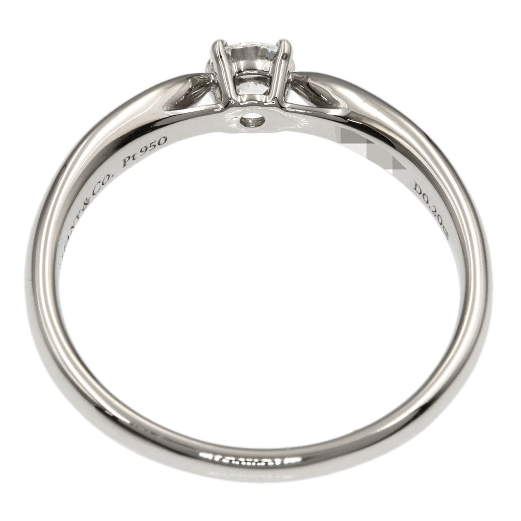 Tiffany Platinum 950 Band Ring (Pre-Owned)