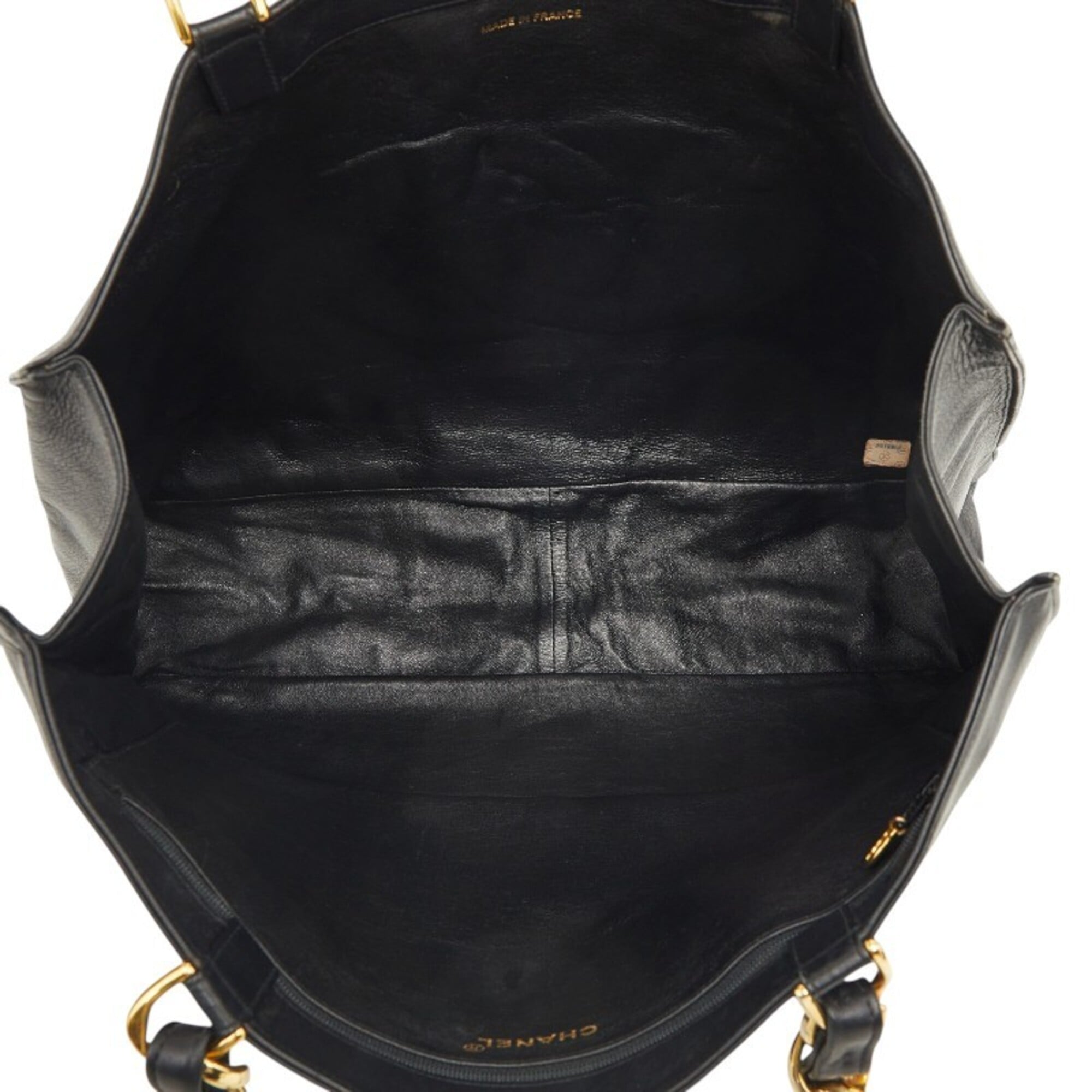 Chanel Brown Leather Tote Bag (Pre-Owned)