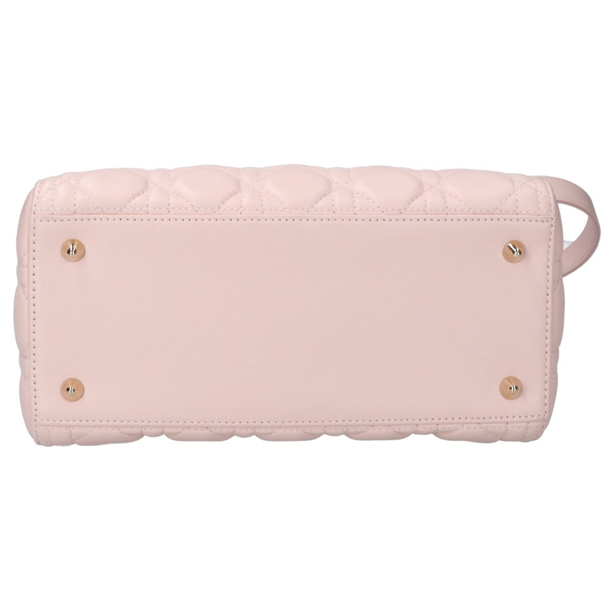 Christian Dior Pink Beige Leather Handbag (Pre-Owned)