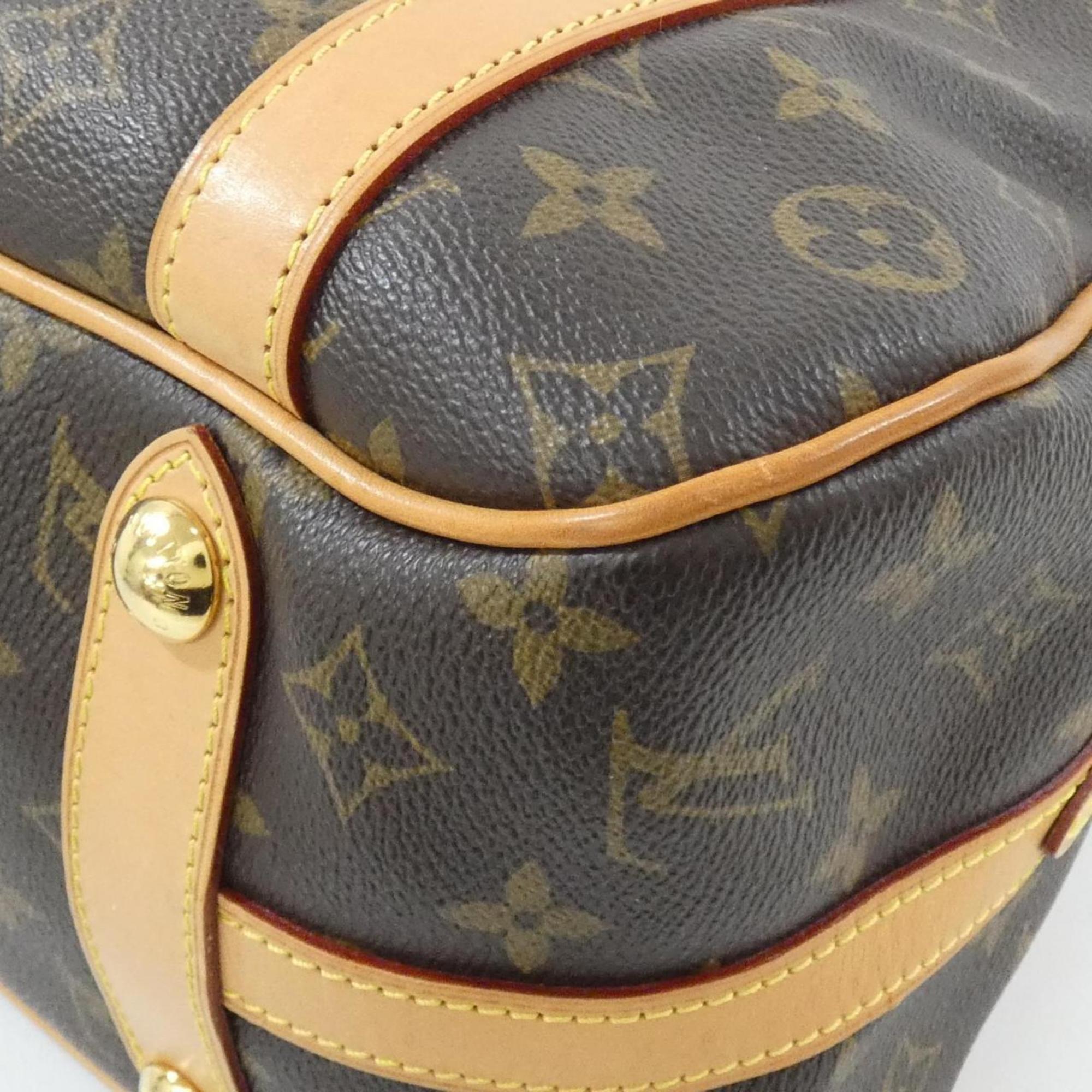 Louis Vuitton Brown Coated Canvas Shoulder Bag (Pre-Owned)