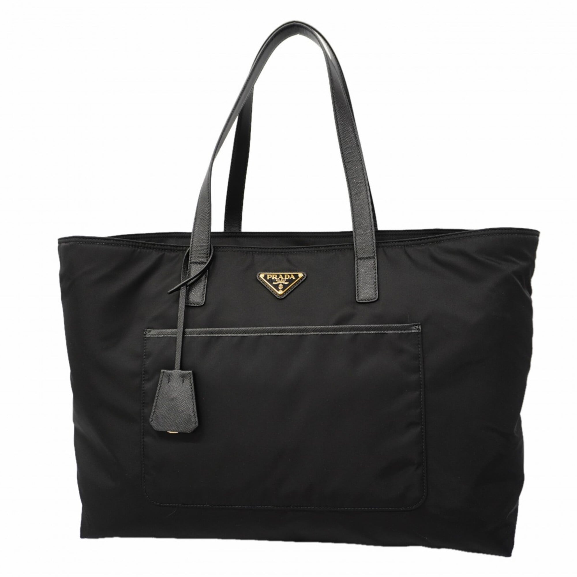 Prada Black Nylon Tote Bag (Pre-Owned)