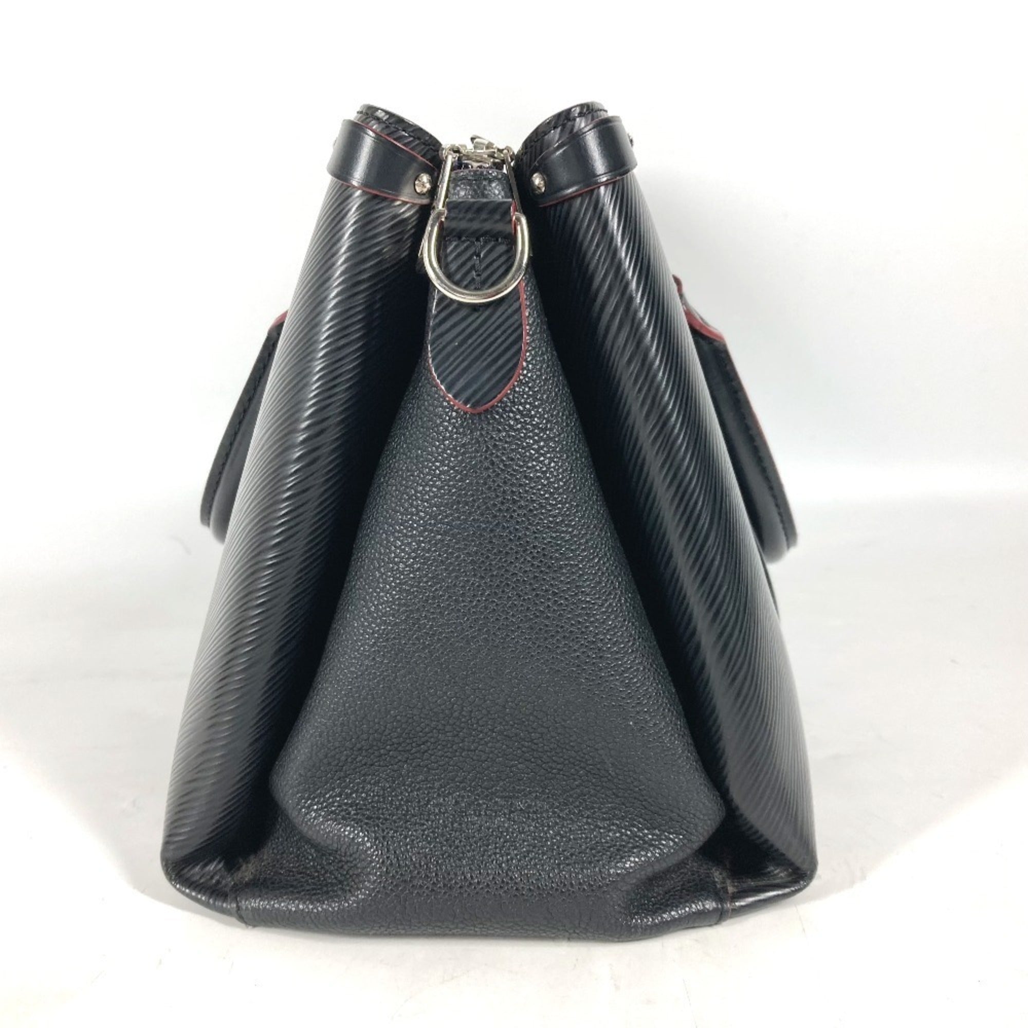 Louis Vuitton Black Noir Epi Leather Handbag Tote Bag (Pre-Owned)