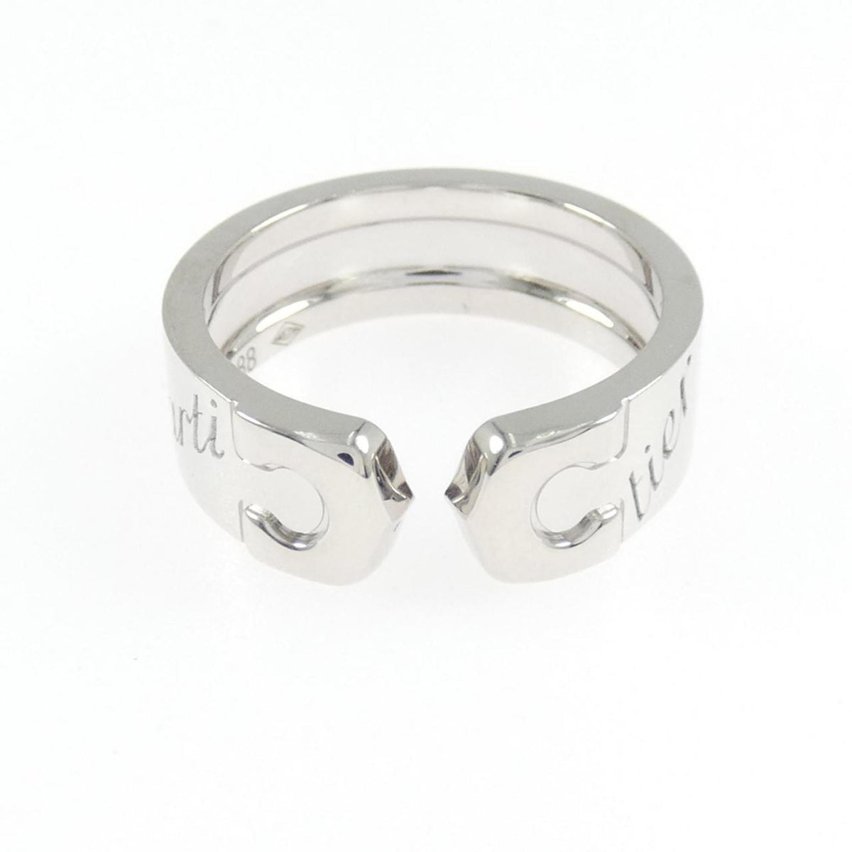 Cartier White Gold White Gold (18K) Band Ring (Pre-Owned)