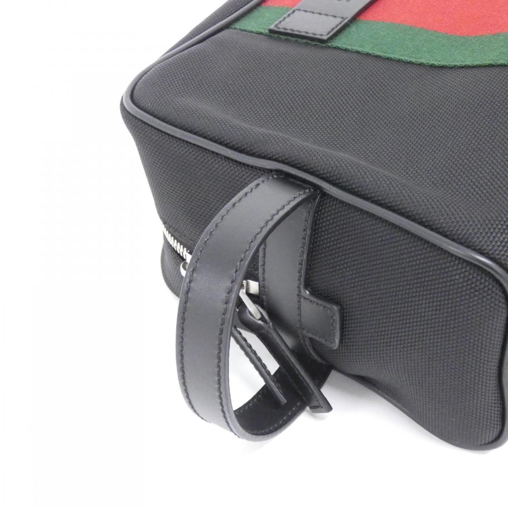 Gucci Black Canvas Handbag (Pre-Owned)