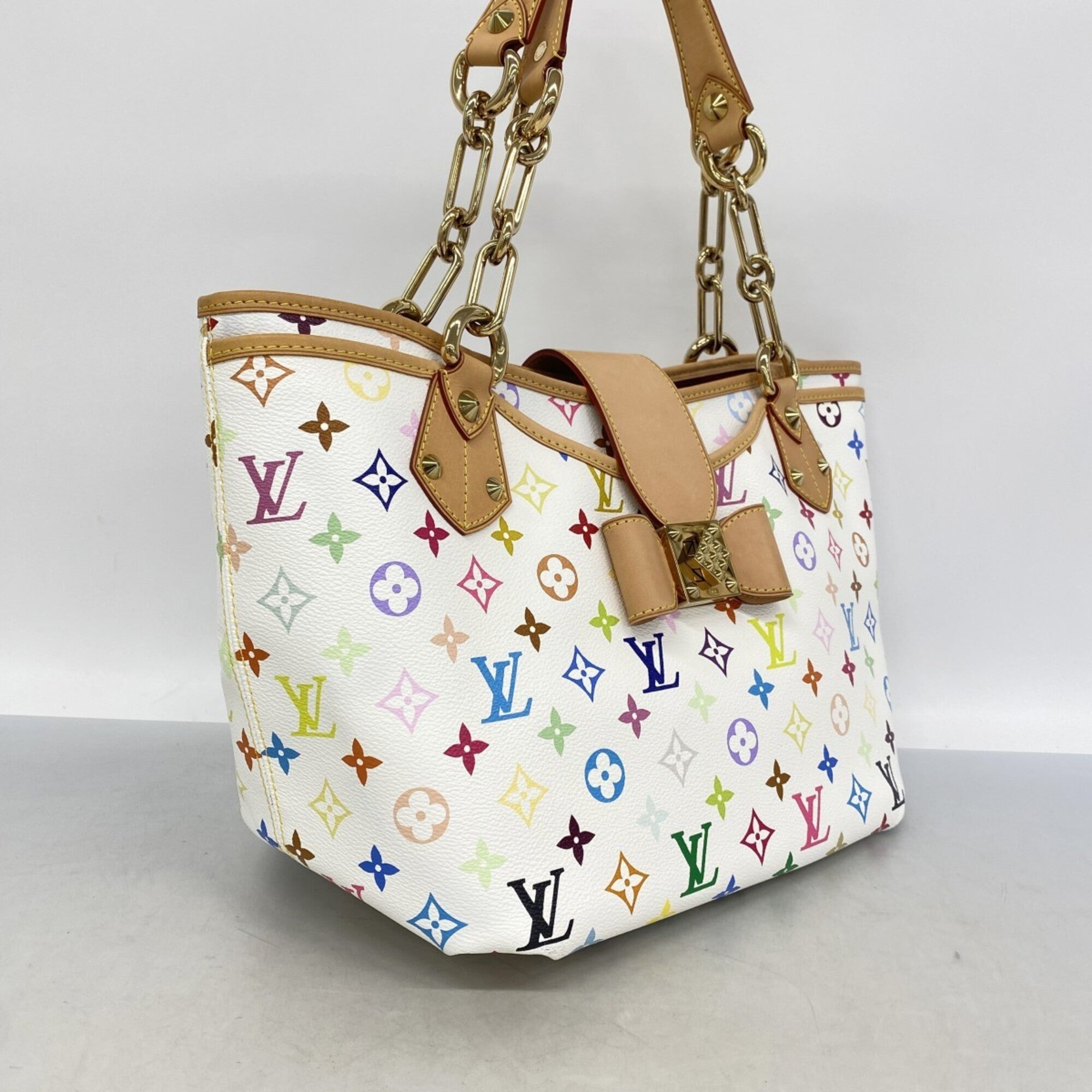 Louis Vuitton Blanc Tote Bag (Pre-Owned)