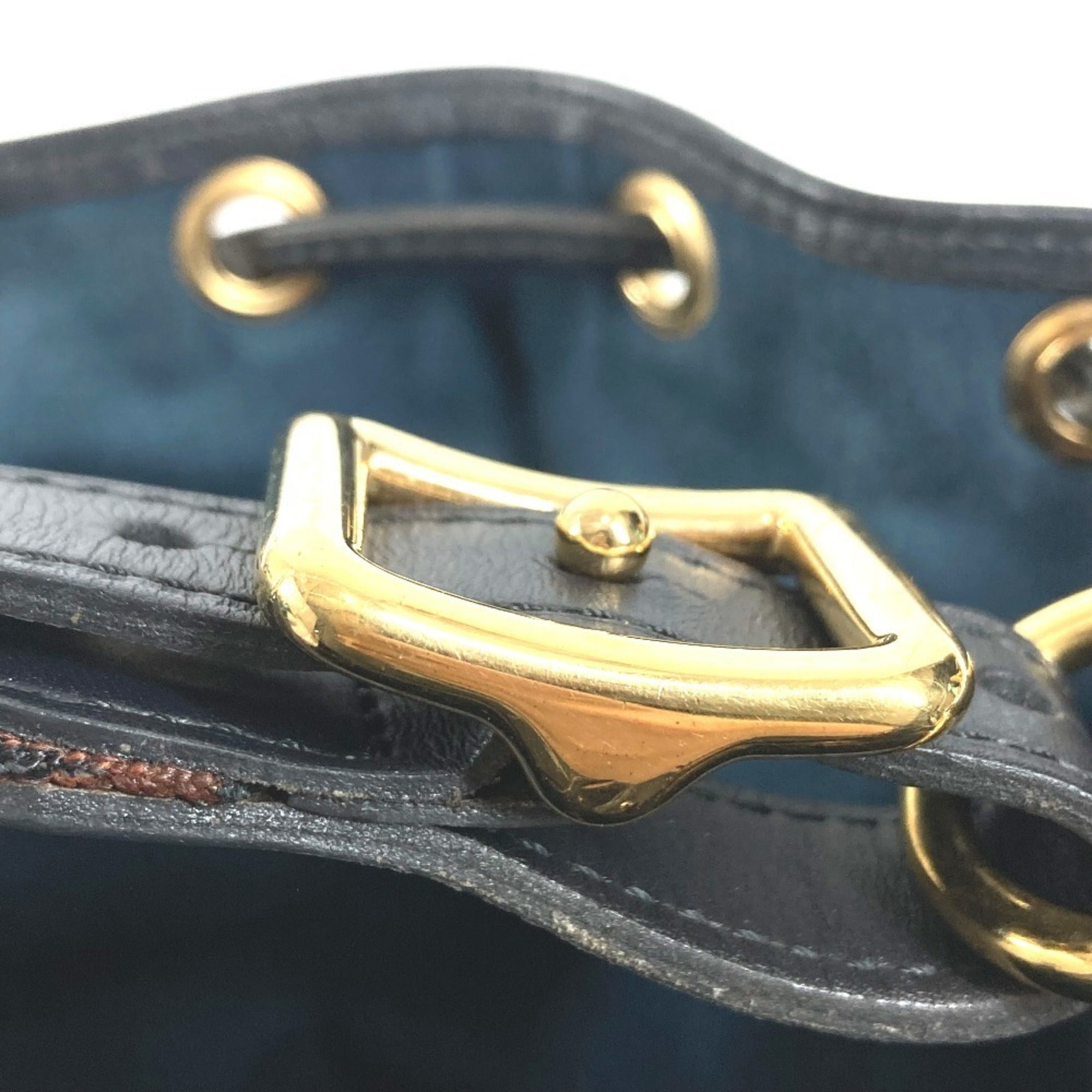 Louis Vuitton Navy Monogram Mini Handbag Shoulder Bag (Pre-Owned)
