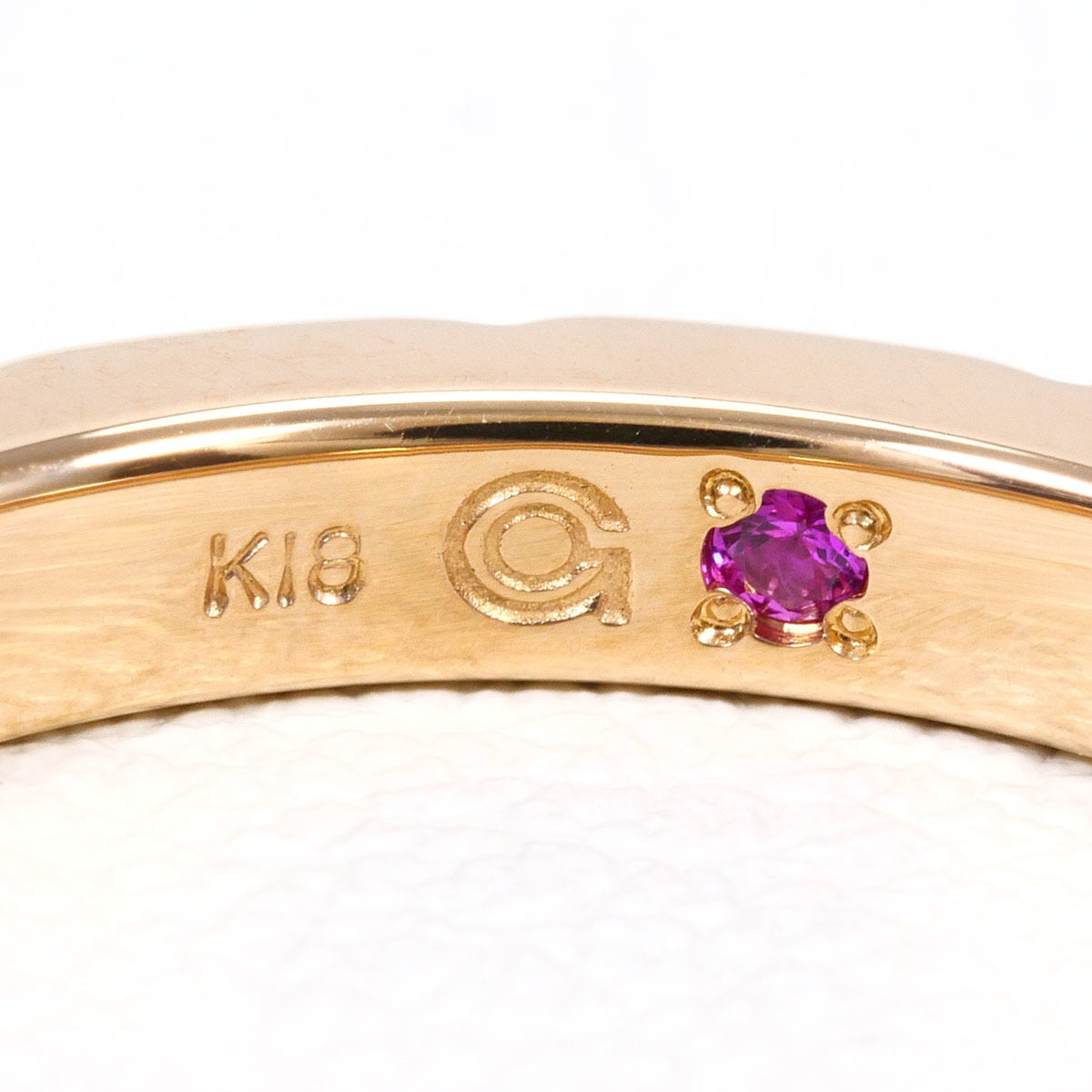 Unbranded Pink Gold Pink Gold (18K) Band Ring (Pre-Owned)