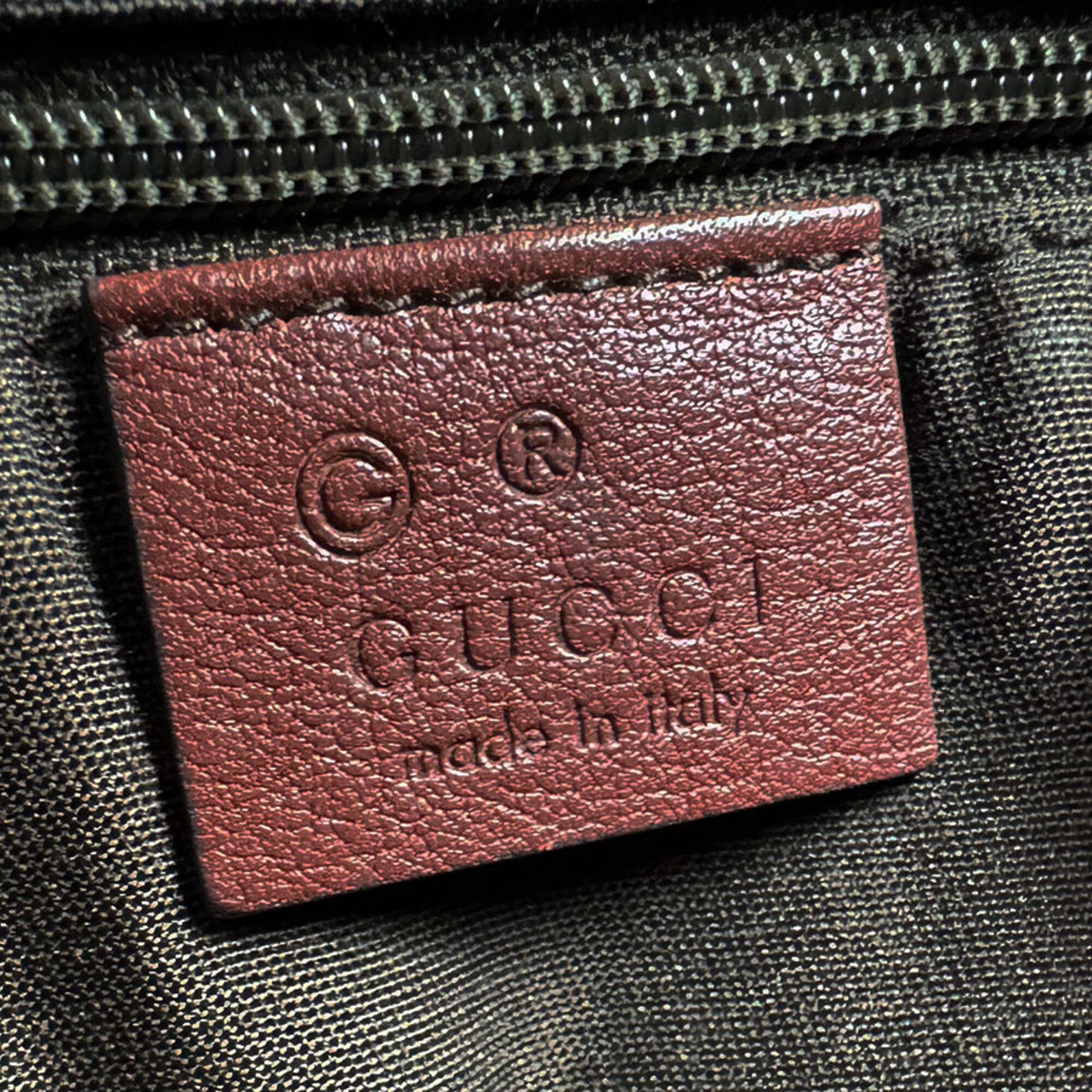 Gucci Brown Leather Tote Bag (Pre-Owned)