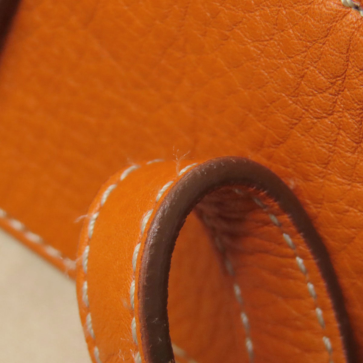 Tod's Orange Leather Tote Bag (Pre-Owned)