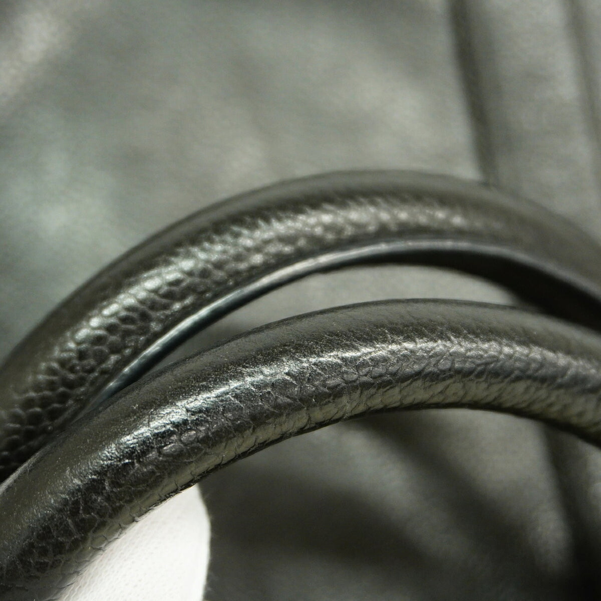 Chanel Black Grained Calfskin Boston Bag (Pre-Owned)