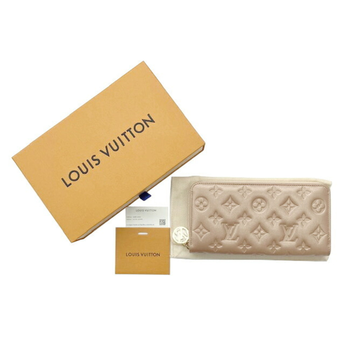 Louis Vuitton Rose Gold Monogram Long Wallet (Bi-Fold) (Pre-Owned)