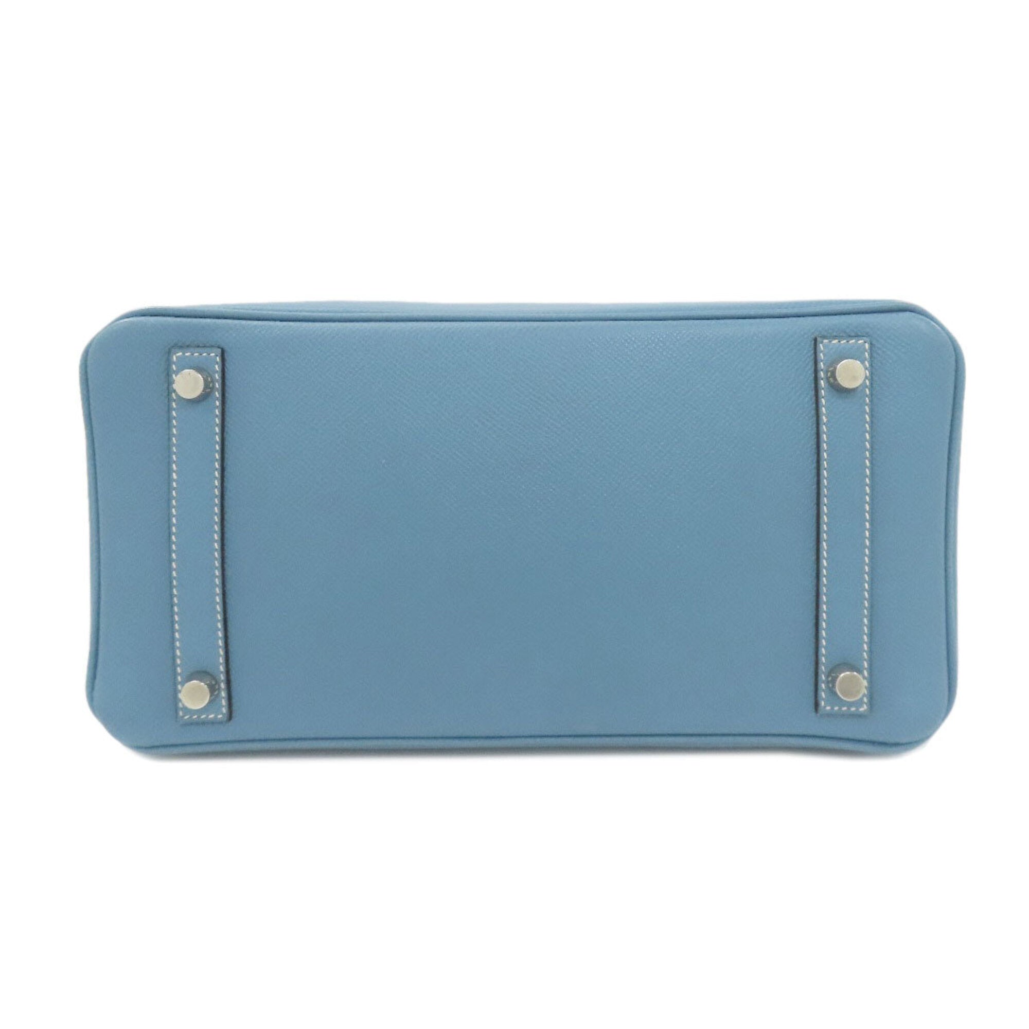 Hermes Blue Jean Epsom Leather Handbag (Pre-Owned)