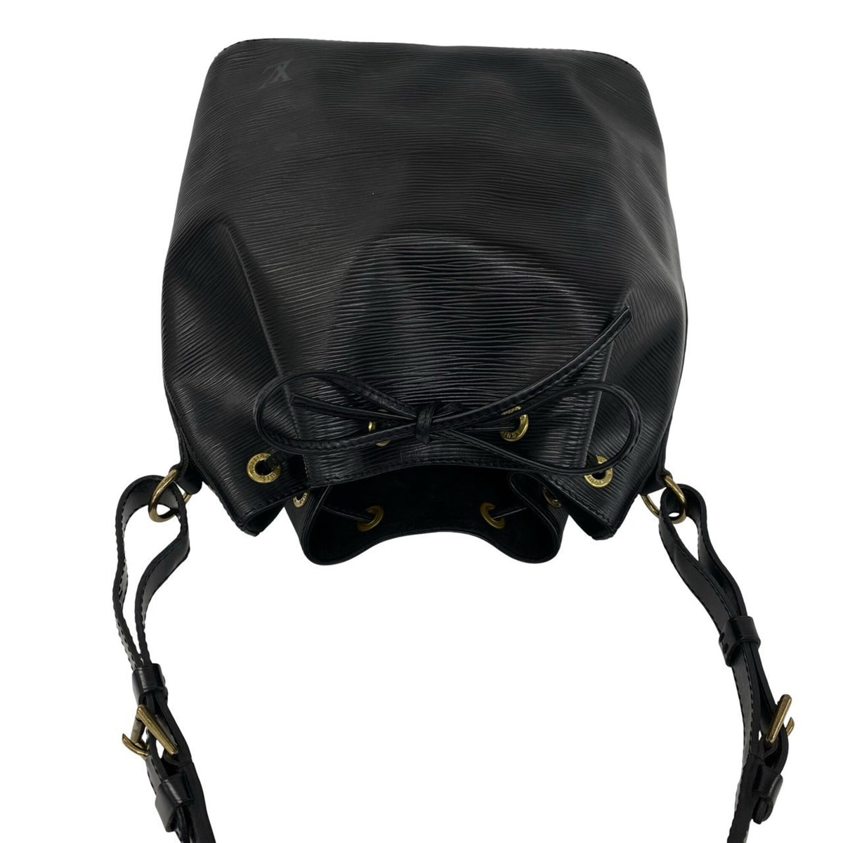 Louis Vuitton Black Leather Shoulder Bag (Pre-Owned)
