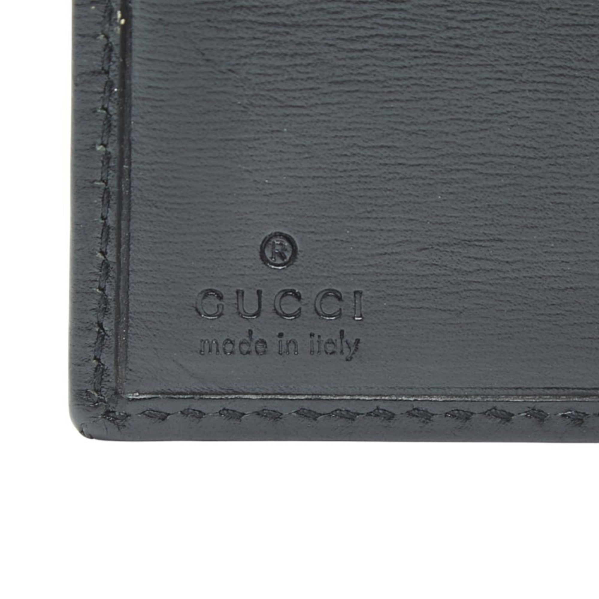 Gucci Black Leather Wallet (Bi-Fold) (Pre-Owned)