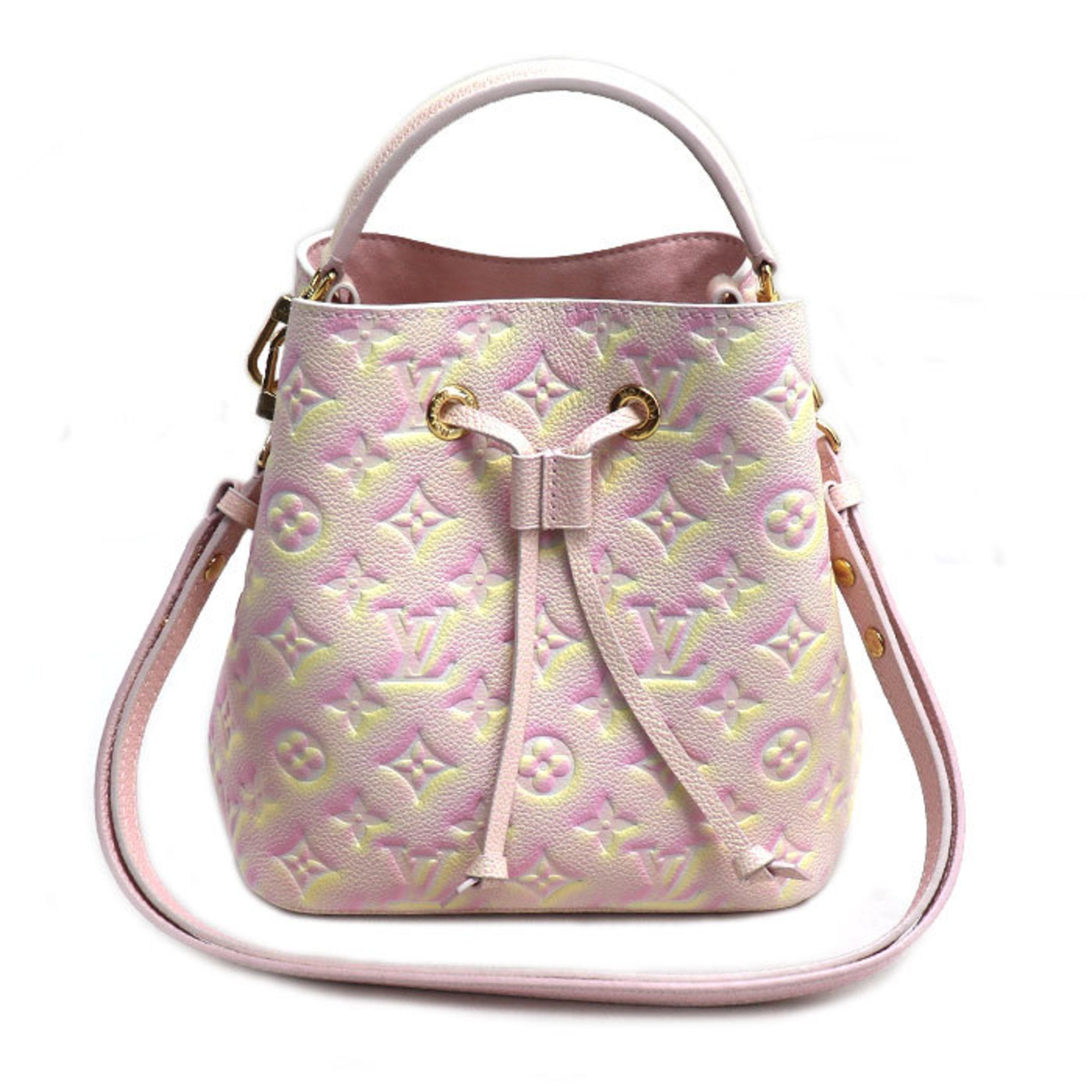 Louis Vuitton Pink Monogram Empreinte Shoulder Bag (Pre-Owned)