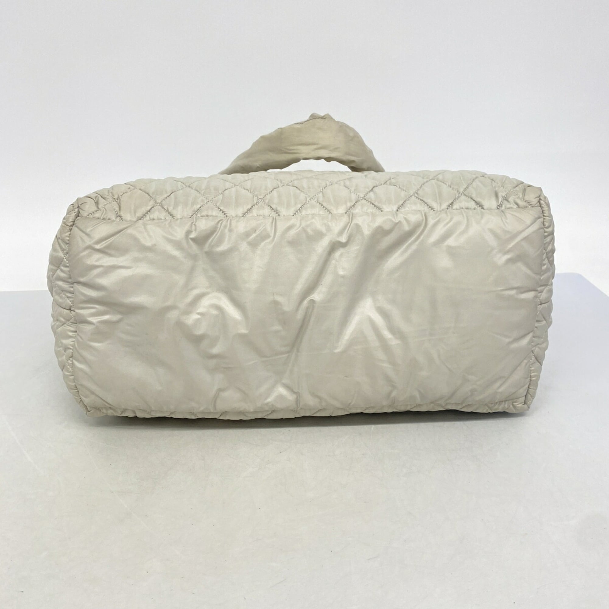 Chanel Gray Nylon Tote Bag (Pre-Owned)