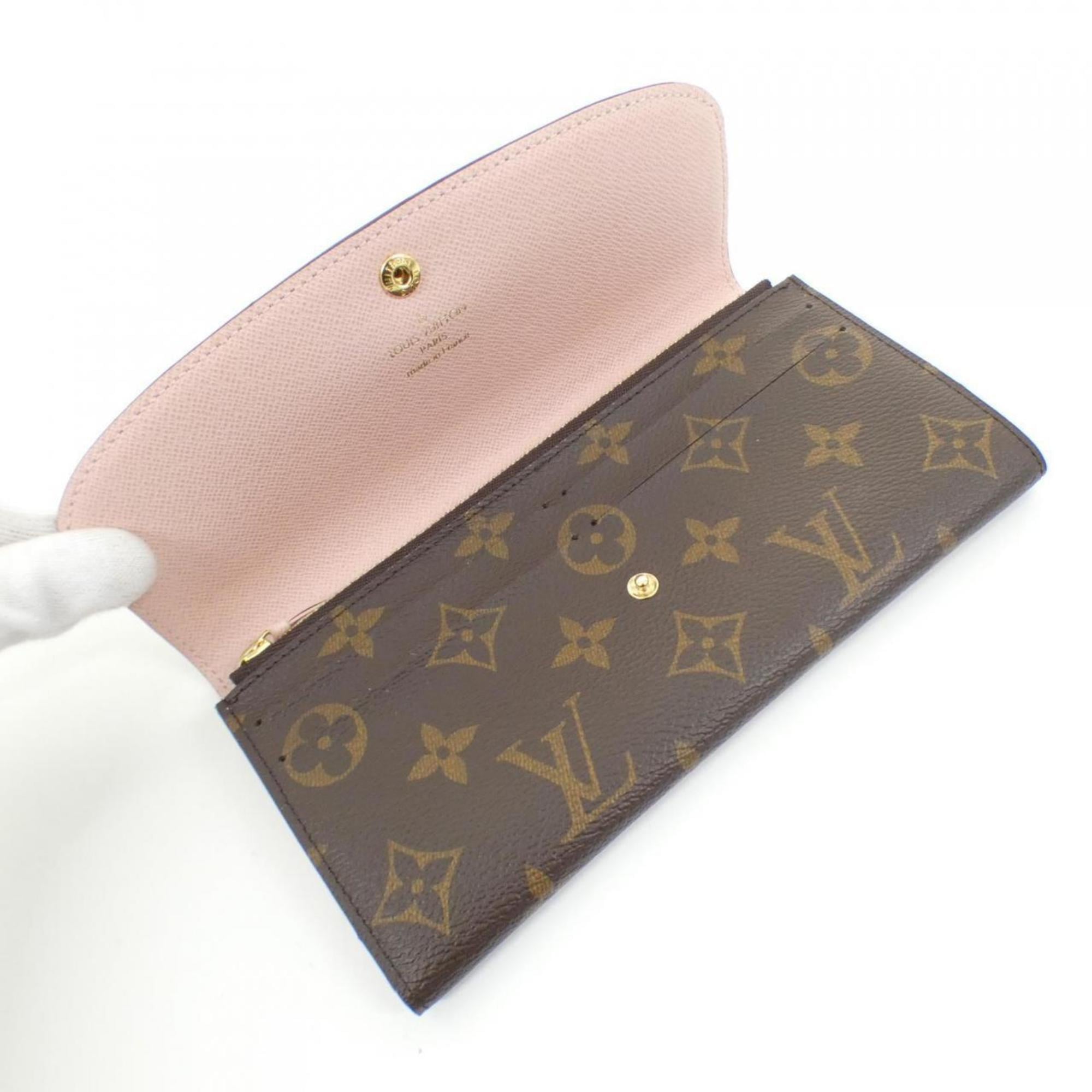Louis Vuitton Brown Marron Rose Ballerine Coated Canvas Wallet (Bi-Fold) (Pre-Owned)