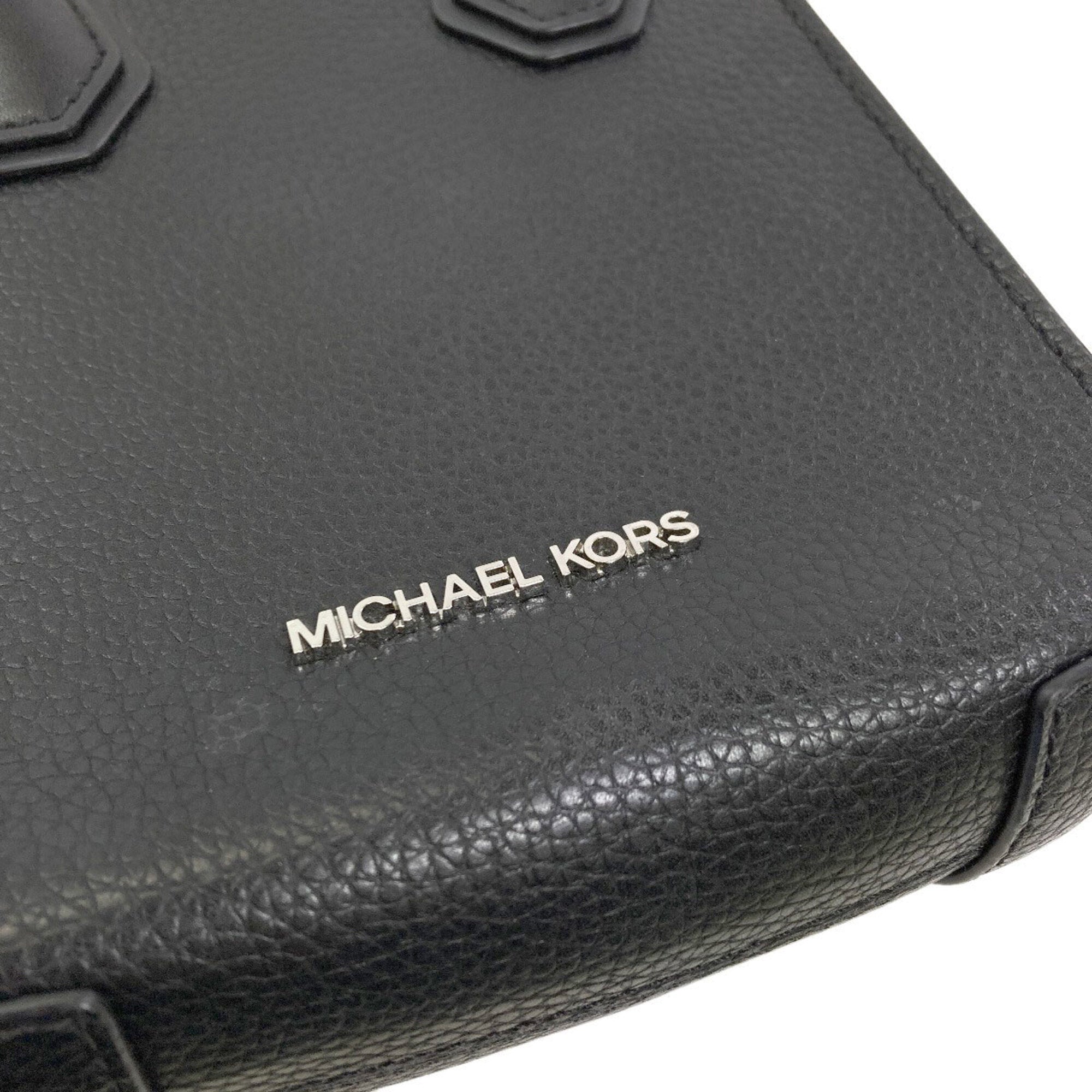 Michael Kors Black Leather Handbag (Pre-Owned)