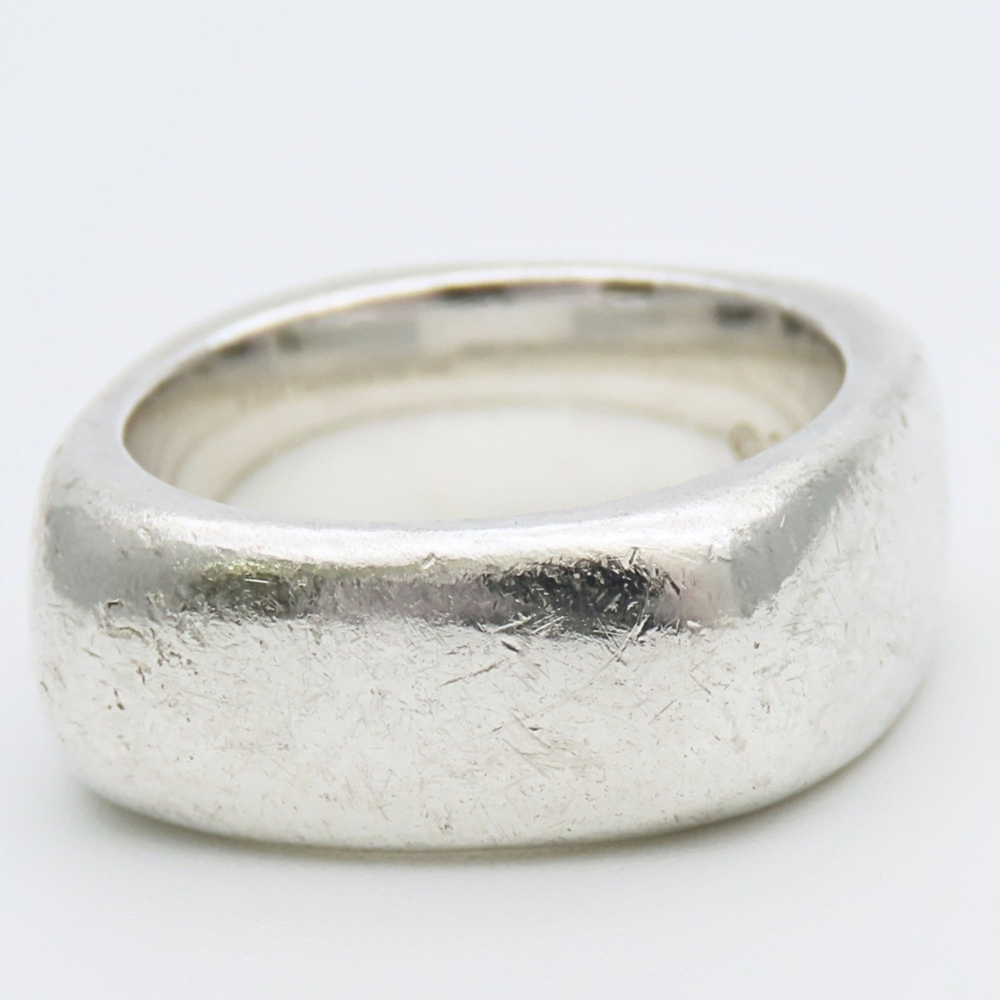 Tiffany Silver Silver 925 Band Ring (Pre-Owned)