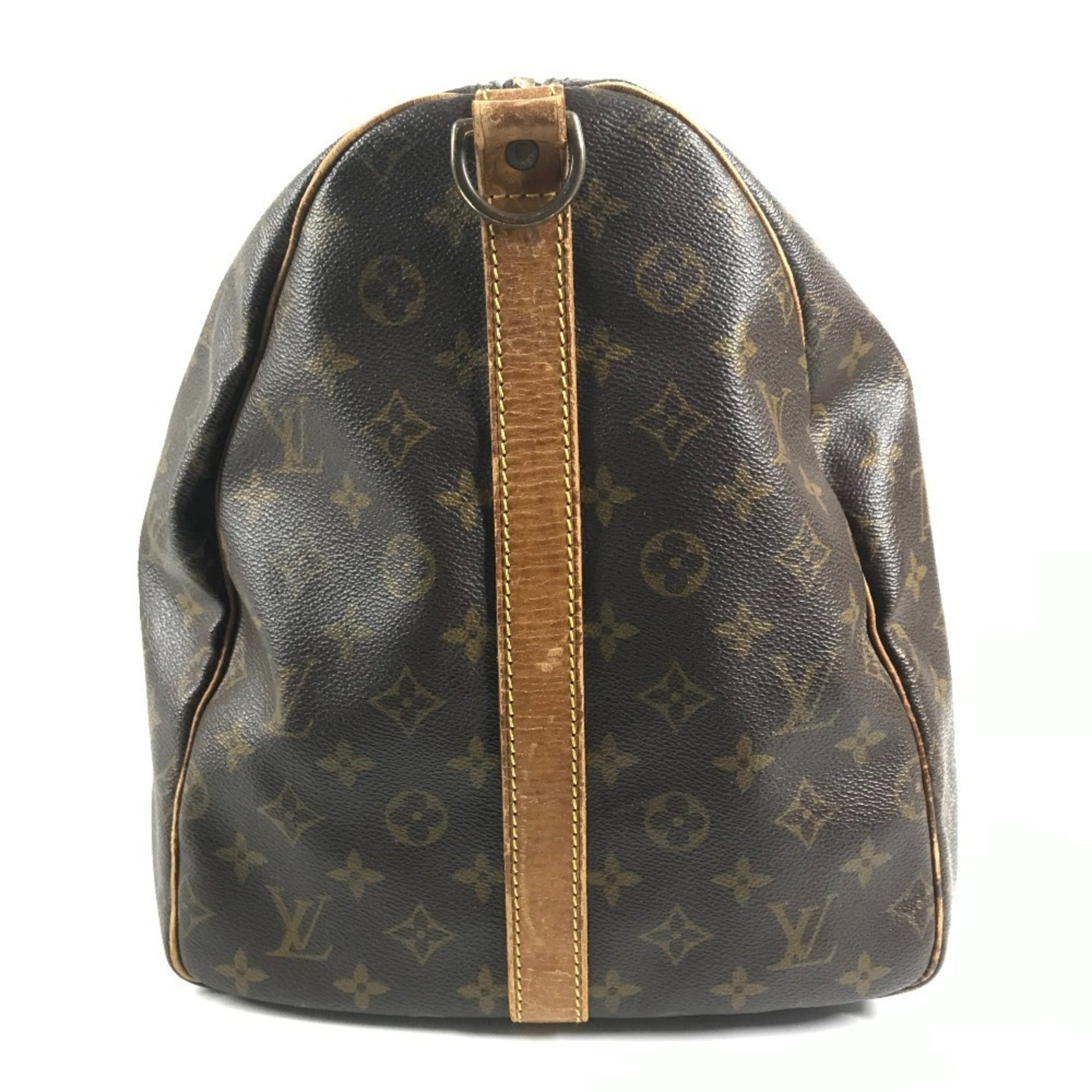 Louis Vuitton Brown Monogram Boston Bag Handbag Shoulder Bag (Pre-Owned)