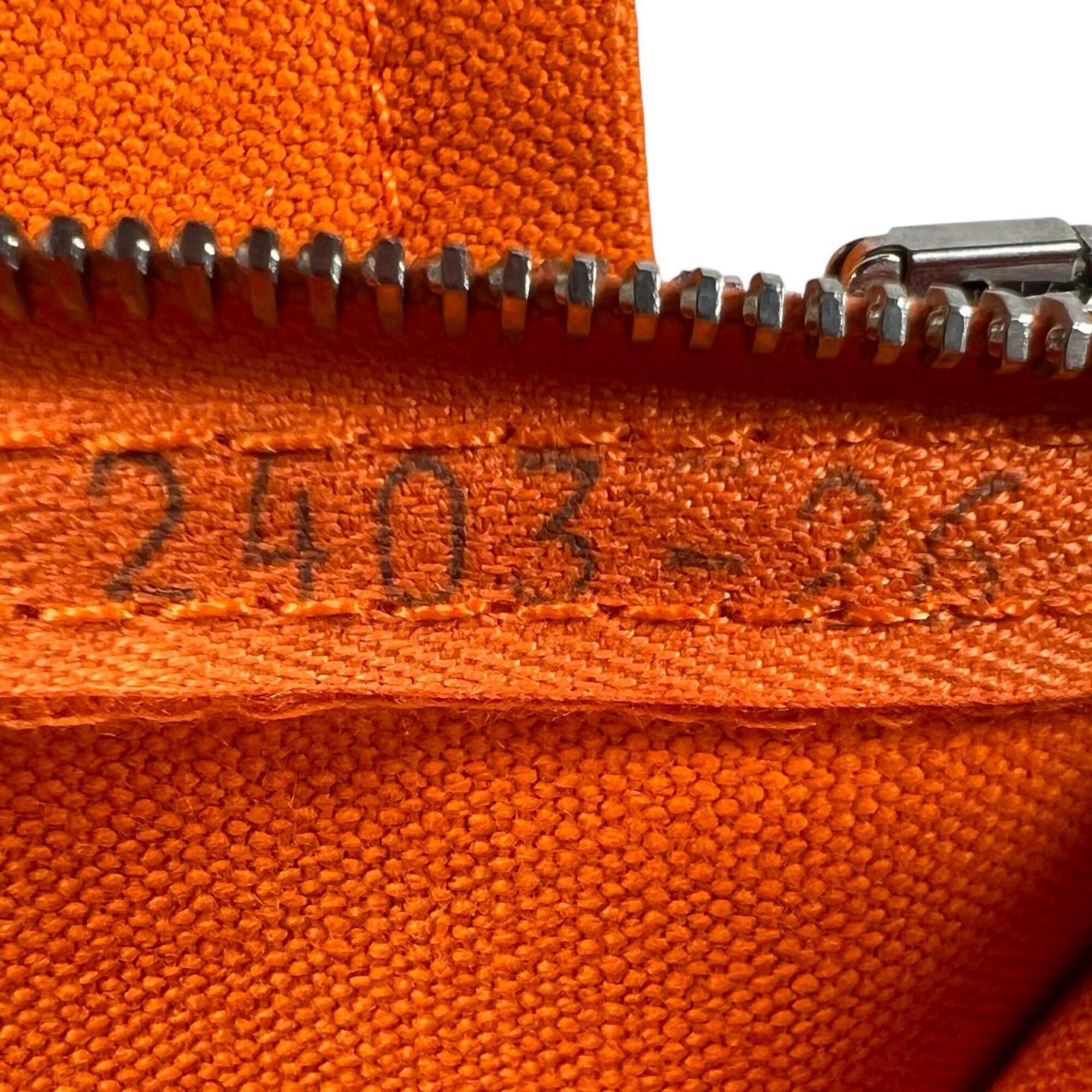 Hermes Orange Cotton Pouch (Pre-Owned)