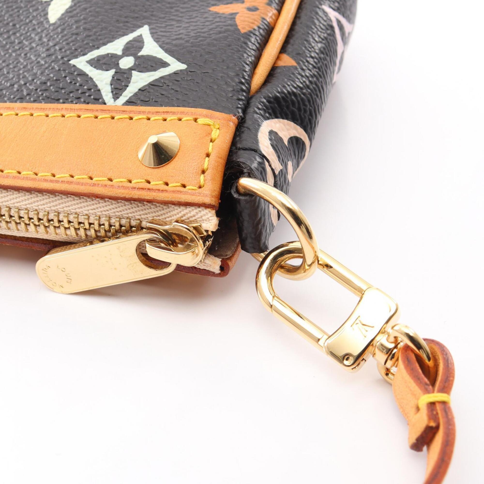 Louis Vuitton Monogram Multicolore Black Coated Canvas Leather Handbag (Pre-Owned)