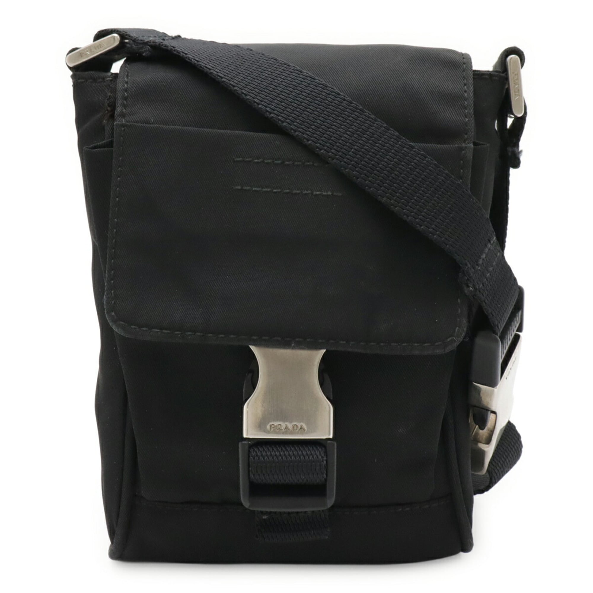 Prada Nero Pochette Pouch Shoulder Bag Sling Bag (Pre-Owned)