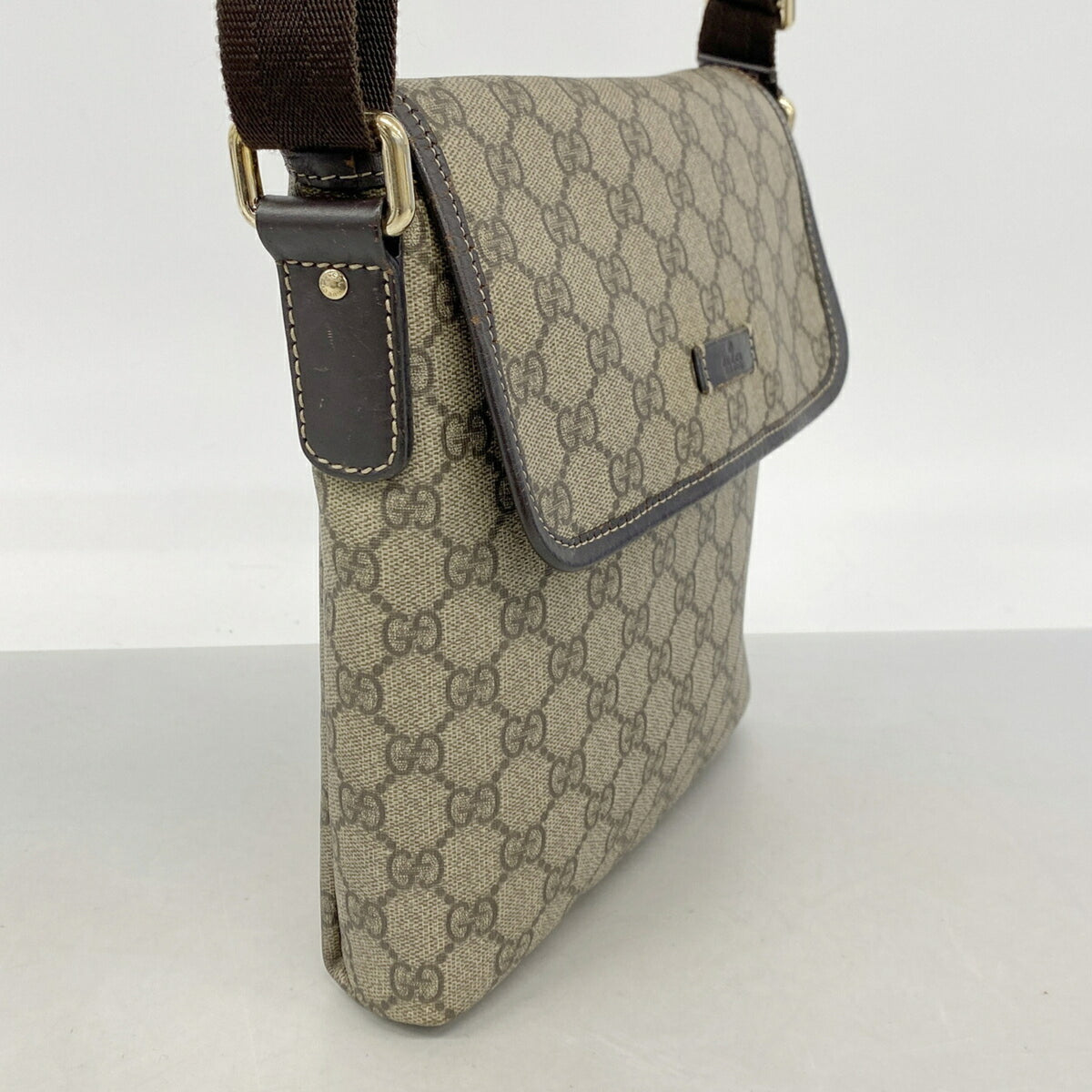 Gucci Brown Pvc Shoulder Bag (Pre-Owned)