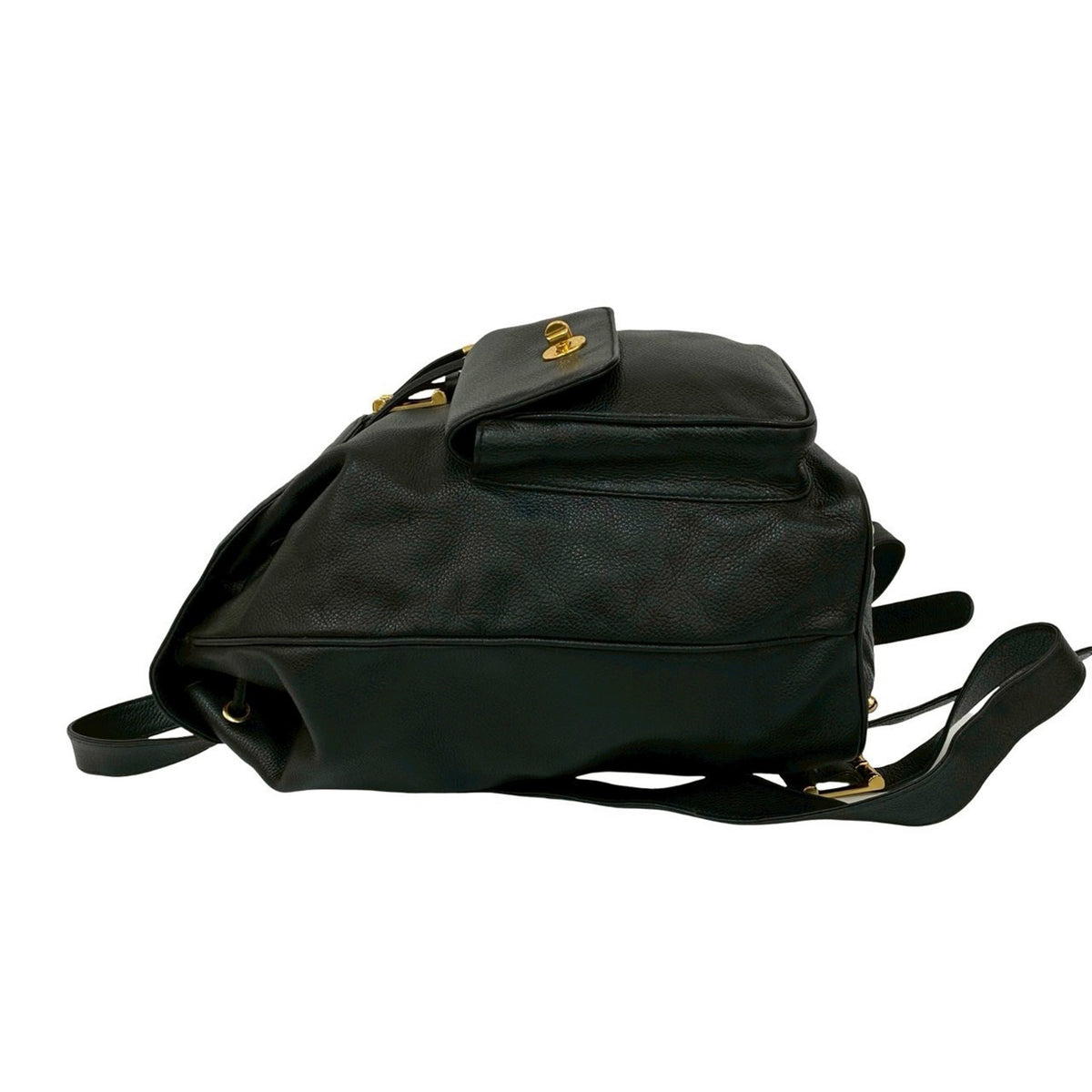 Tiffany Black Leather Backpack (Pre-Owned)