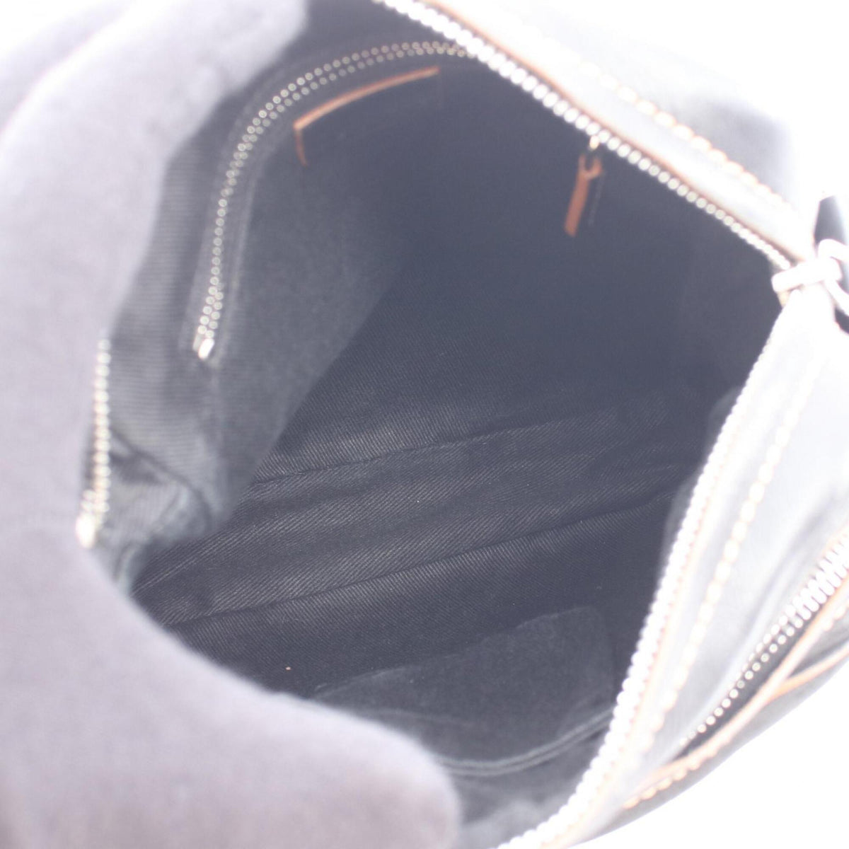 Celine Black Canvas Leather Handbag Shoulder Bag (Pre-Owned)