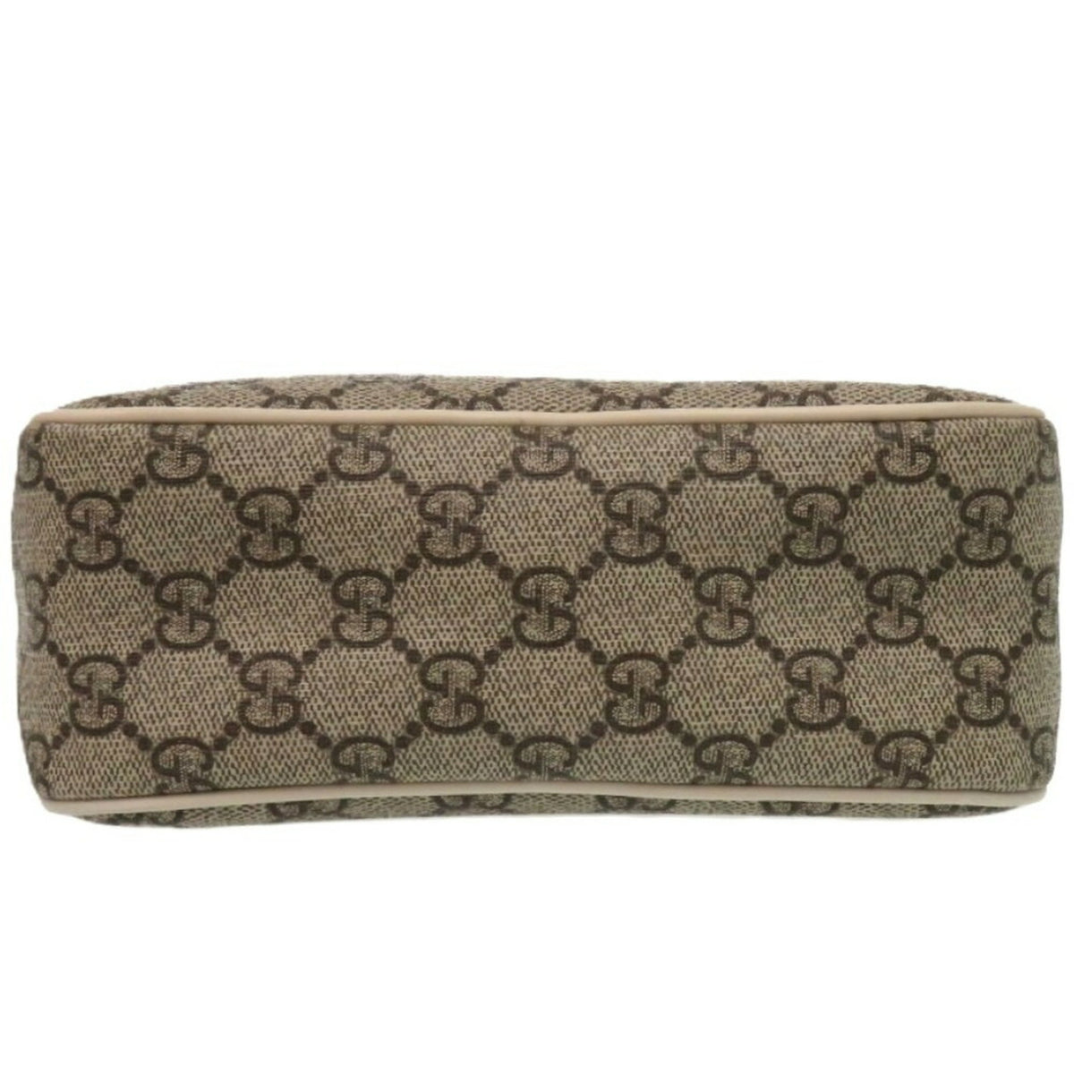 Gucci Brown Ivory Gg Supreme Pvc Shoulder Bag (Pre-Owned)